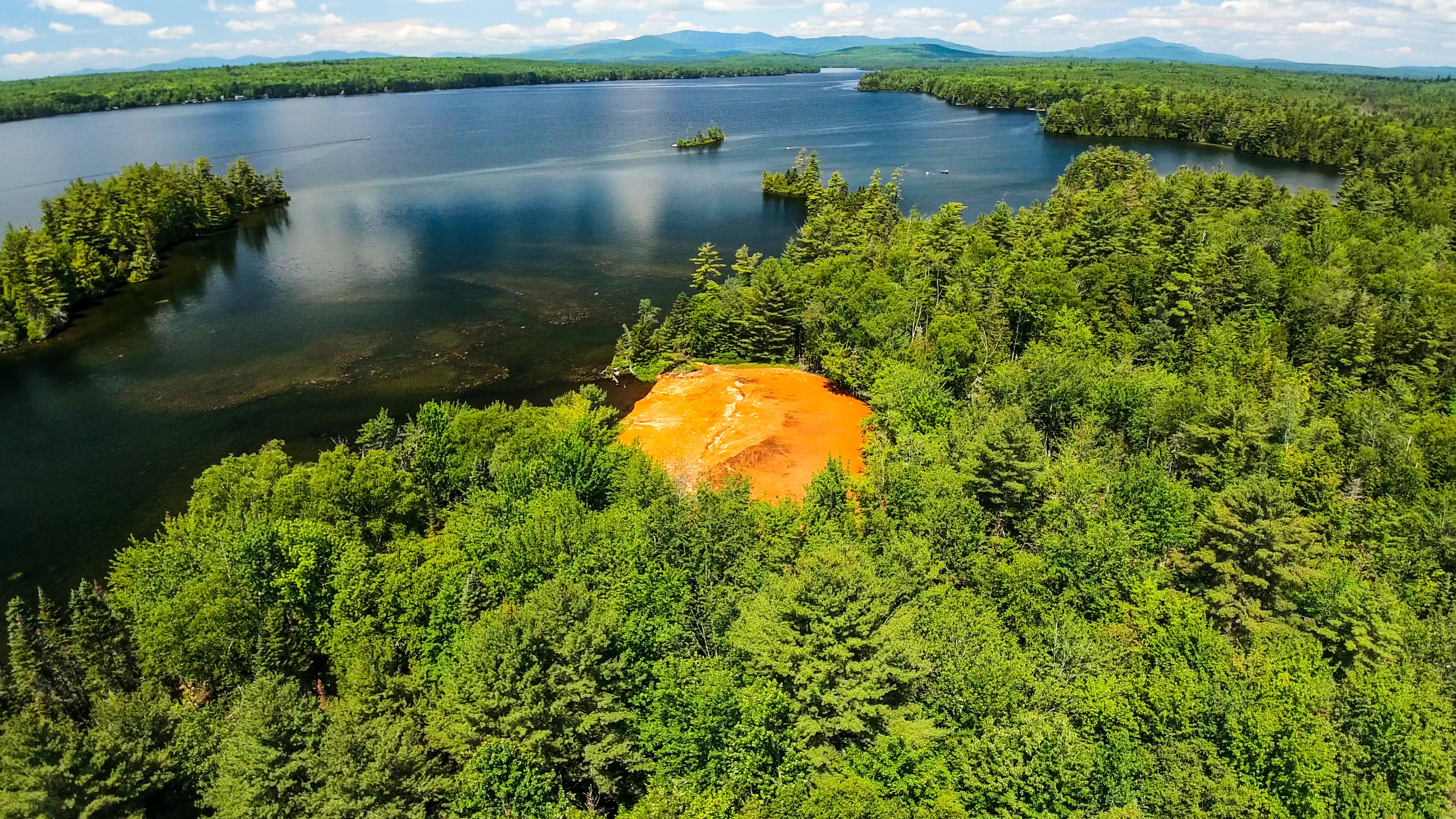 The Infamous Schoodic Lake Sawdust Pile. r/Maine