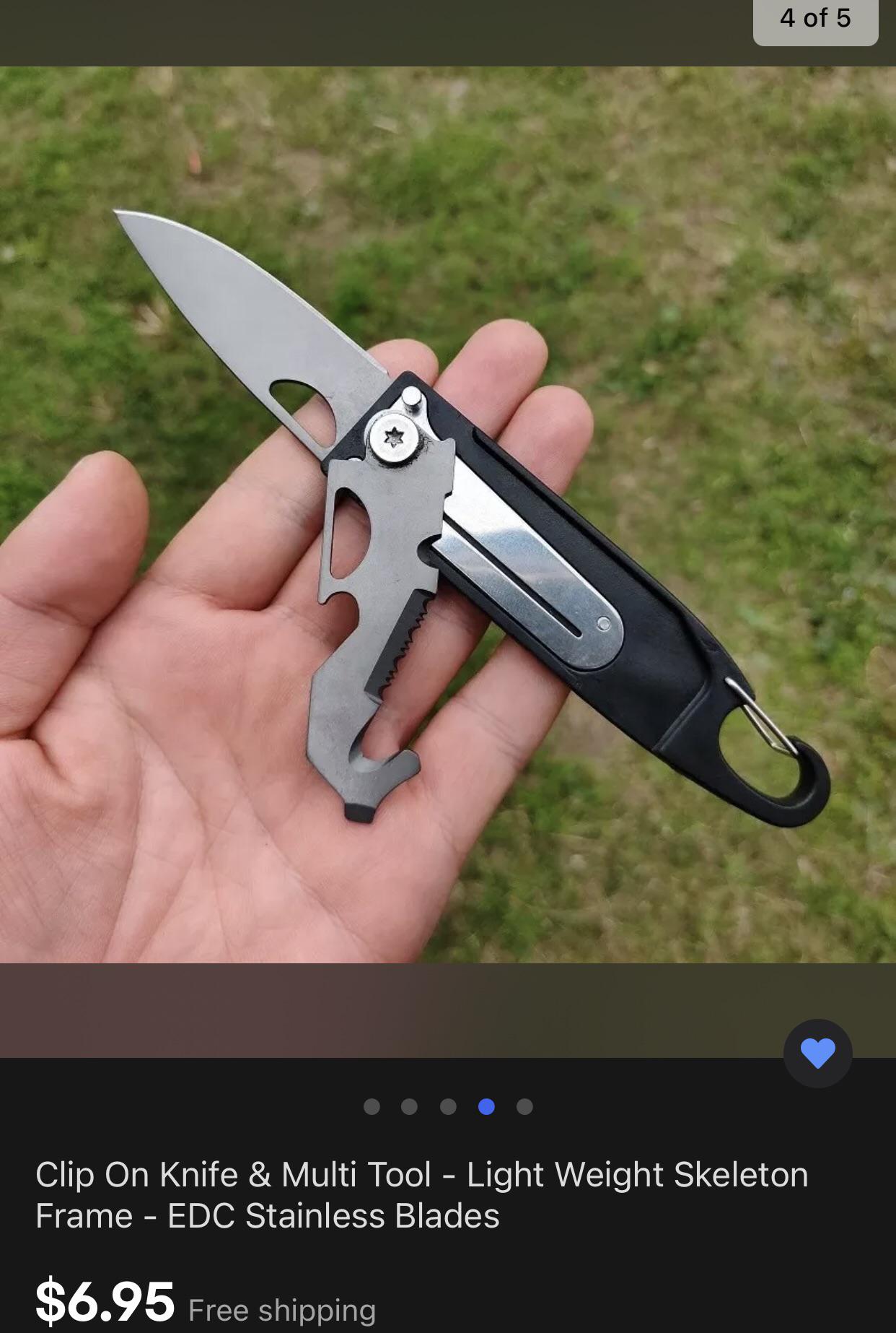 Found this funky cheap knife on ebay, I think the US army had one