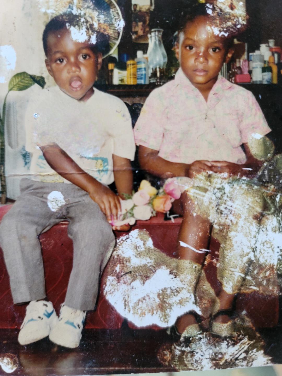 Brother and Sister. Can anyone clean this up and restore it somewhat