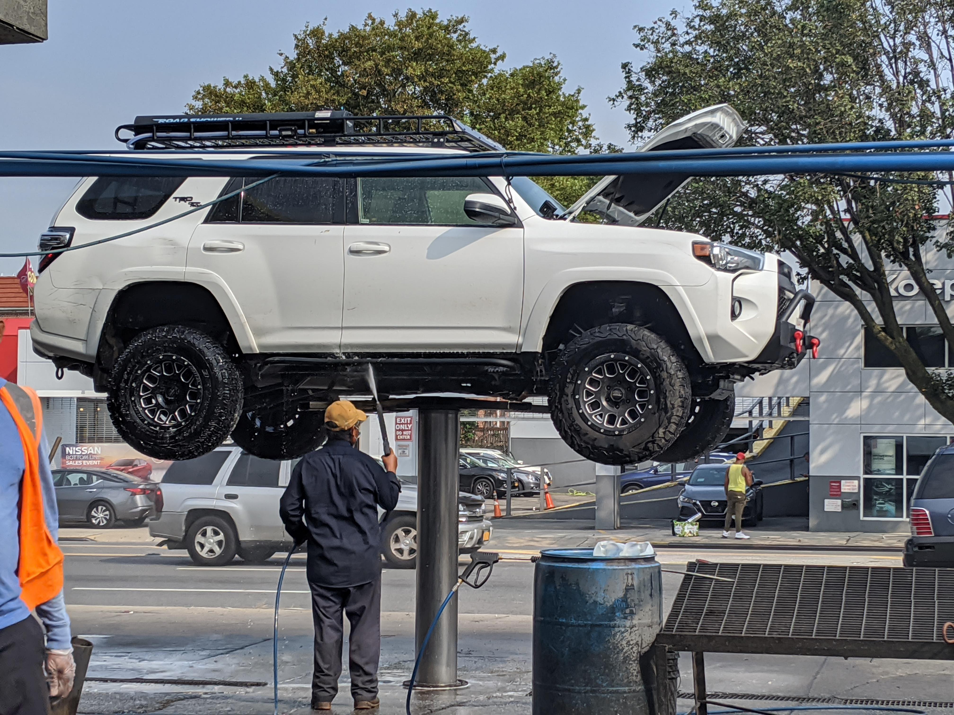 Chassis and Engine Bay wash 60 Classic Car Wash on Northern Blvd