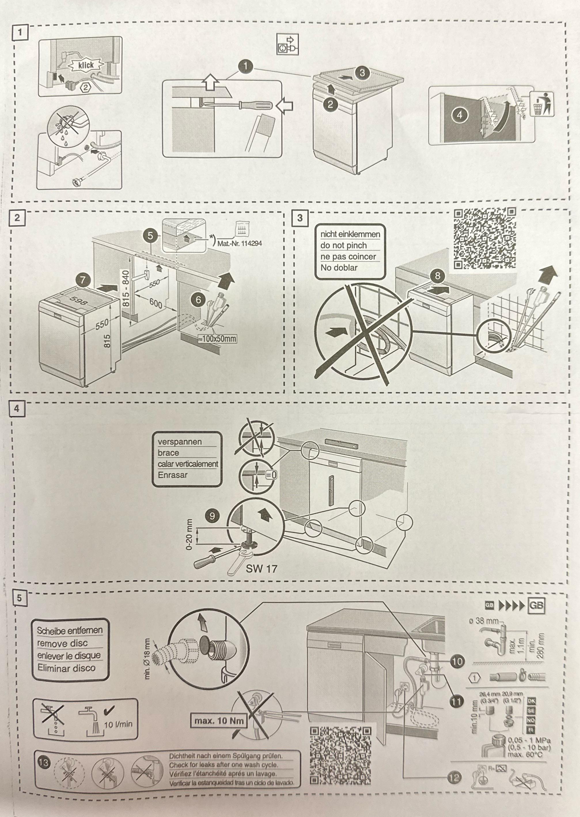 Bosch Dishwasher Top Removal r/Appliances