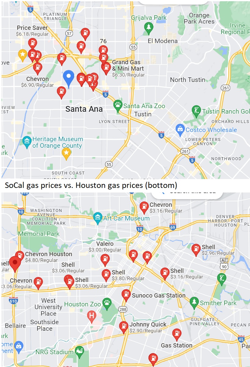 Are we being selectively punished for banning gas cars? r