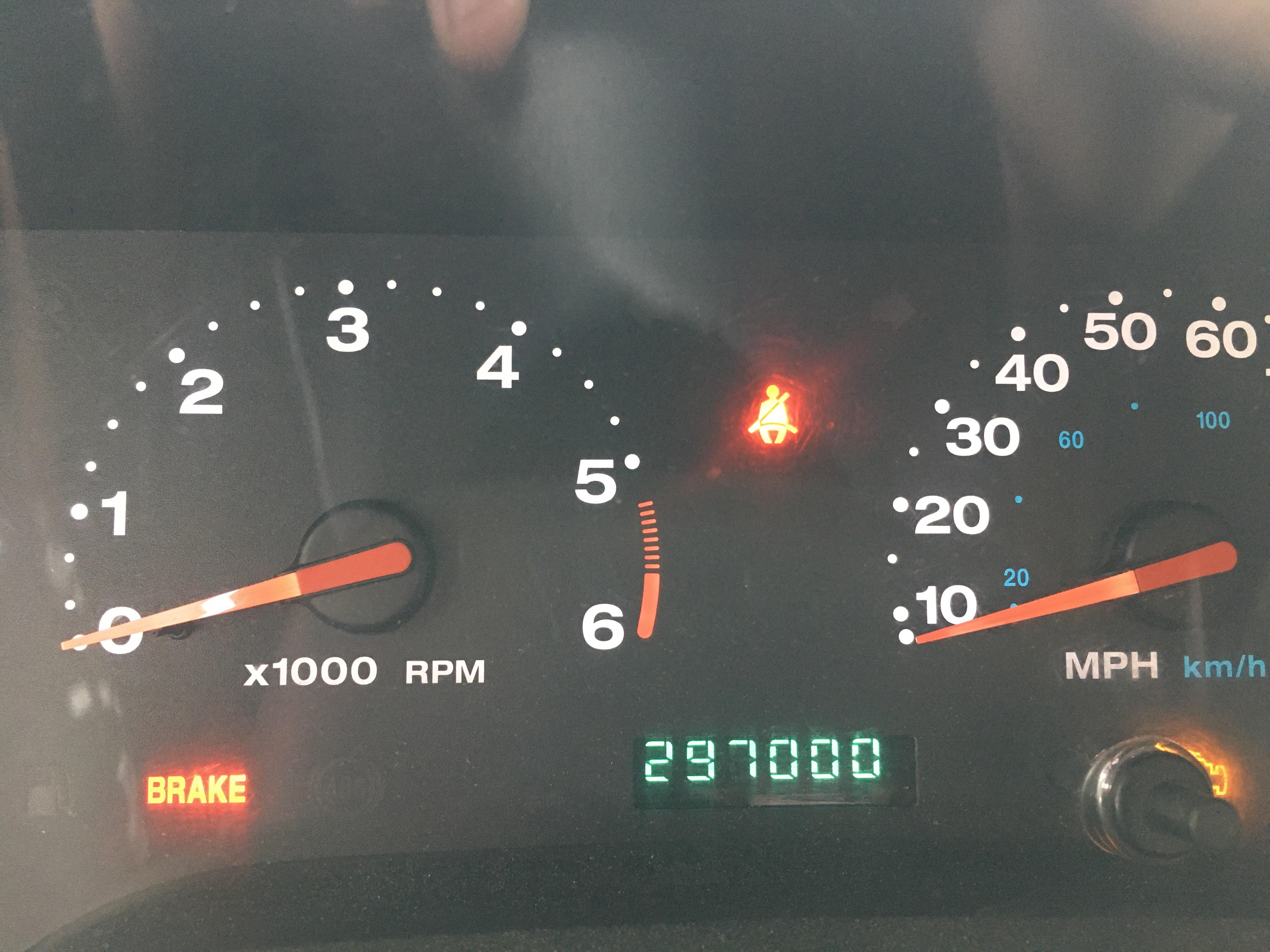 Approximately 1 oil change away 300,000 miles on my 03 TJ r/Jeep