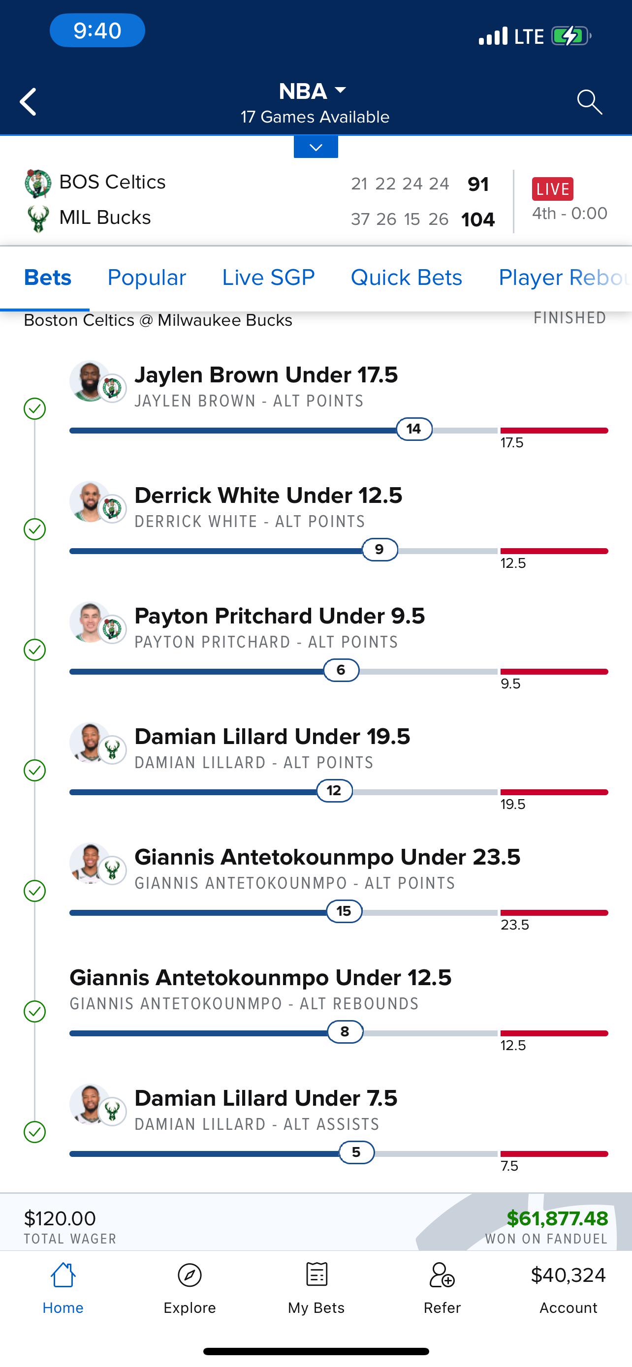 Why they suspended my account after this win? r/fanduel