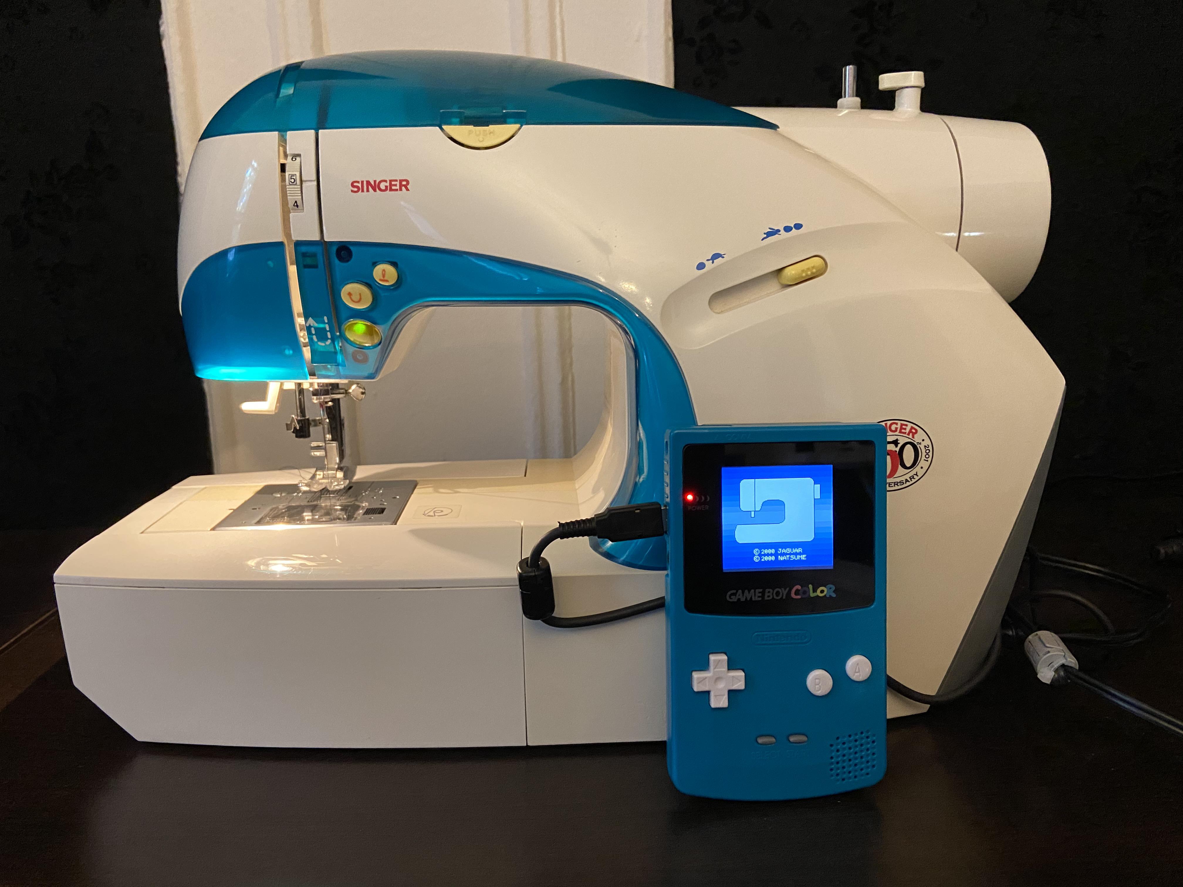 Bought a Singer Izek. Added a backlight and modded the buttons to