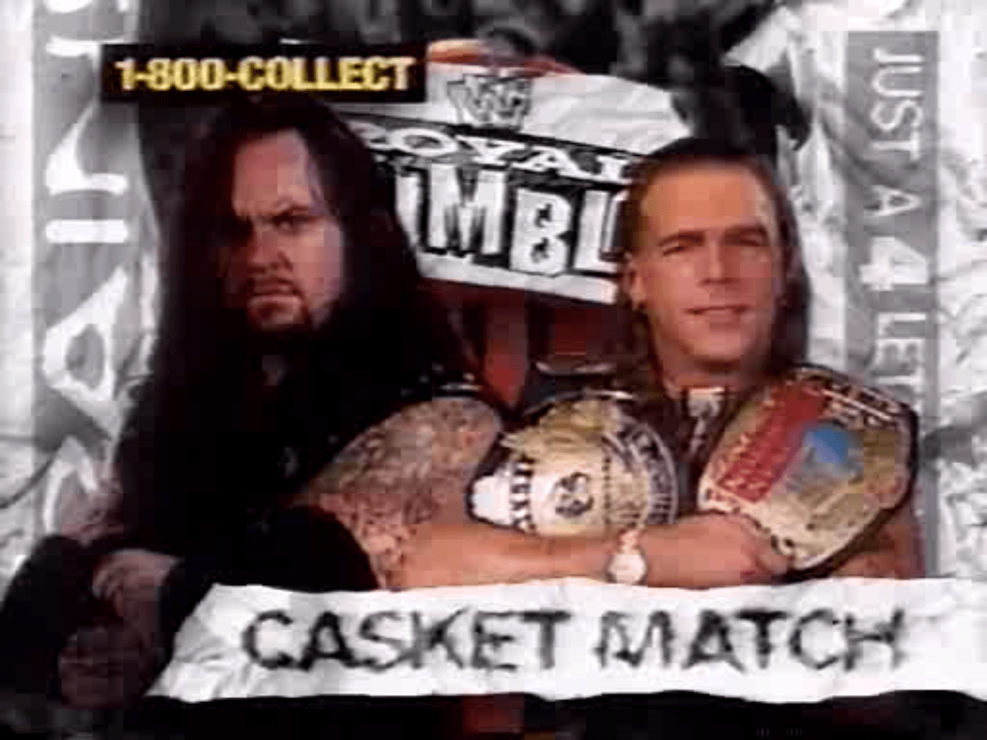 Alt. Graphic Undertaker vs. Shawn Michaels Royal Rumble 1998 (Shown