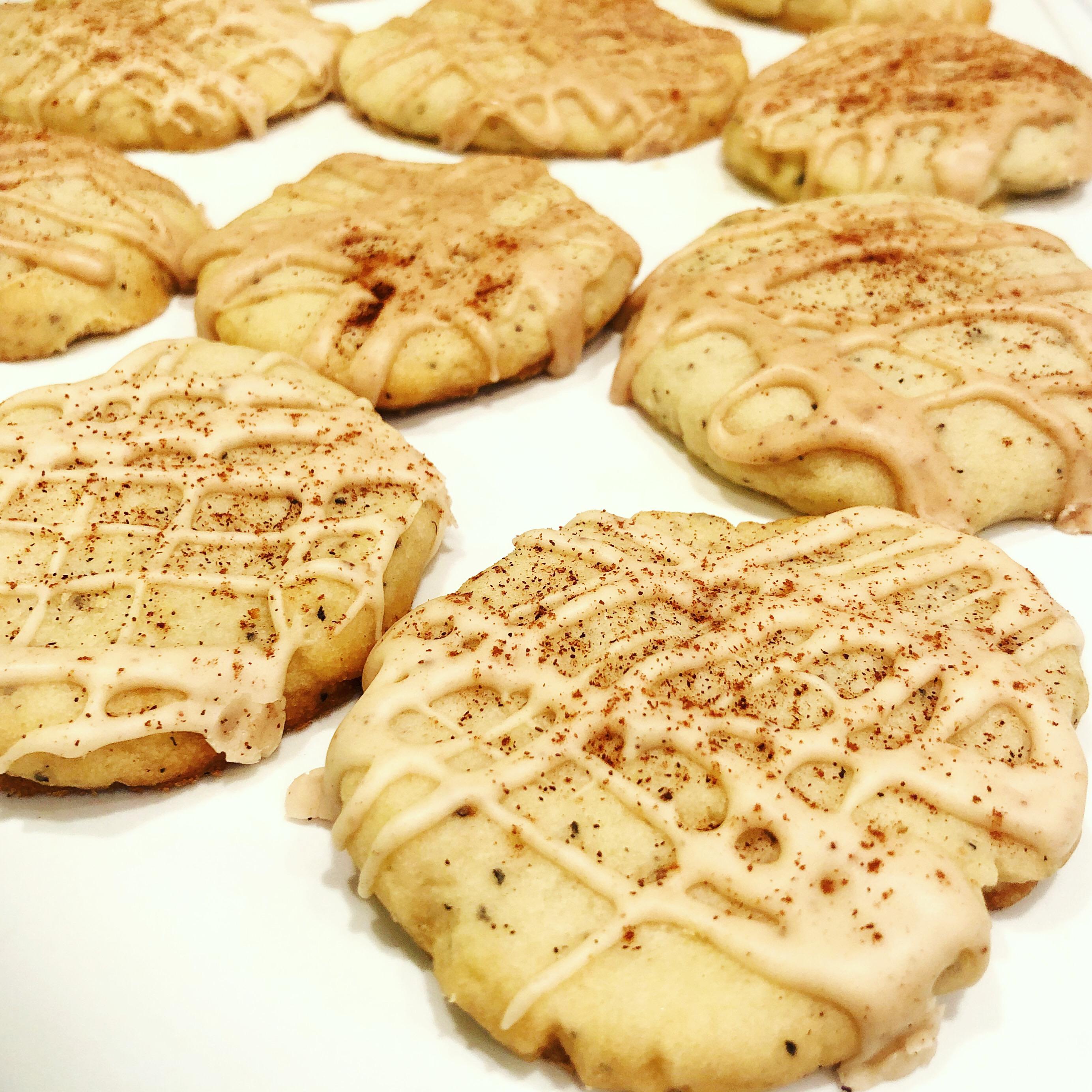 [Homemade] Chai Tea Sugar Cookies with Eggnog Icing r/food