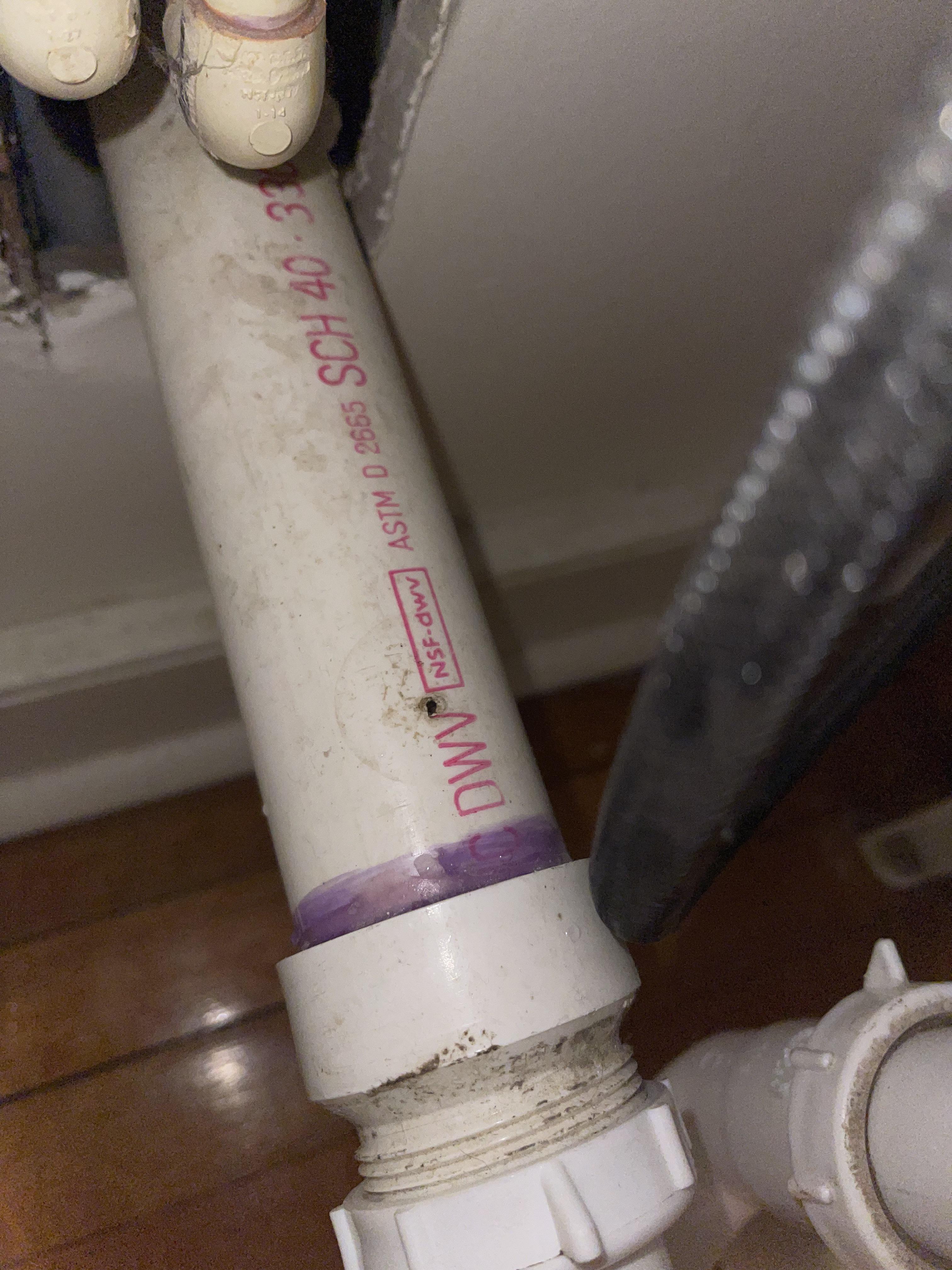 Do plumbers drill holes to add airflow into old pipes? I’m not a