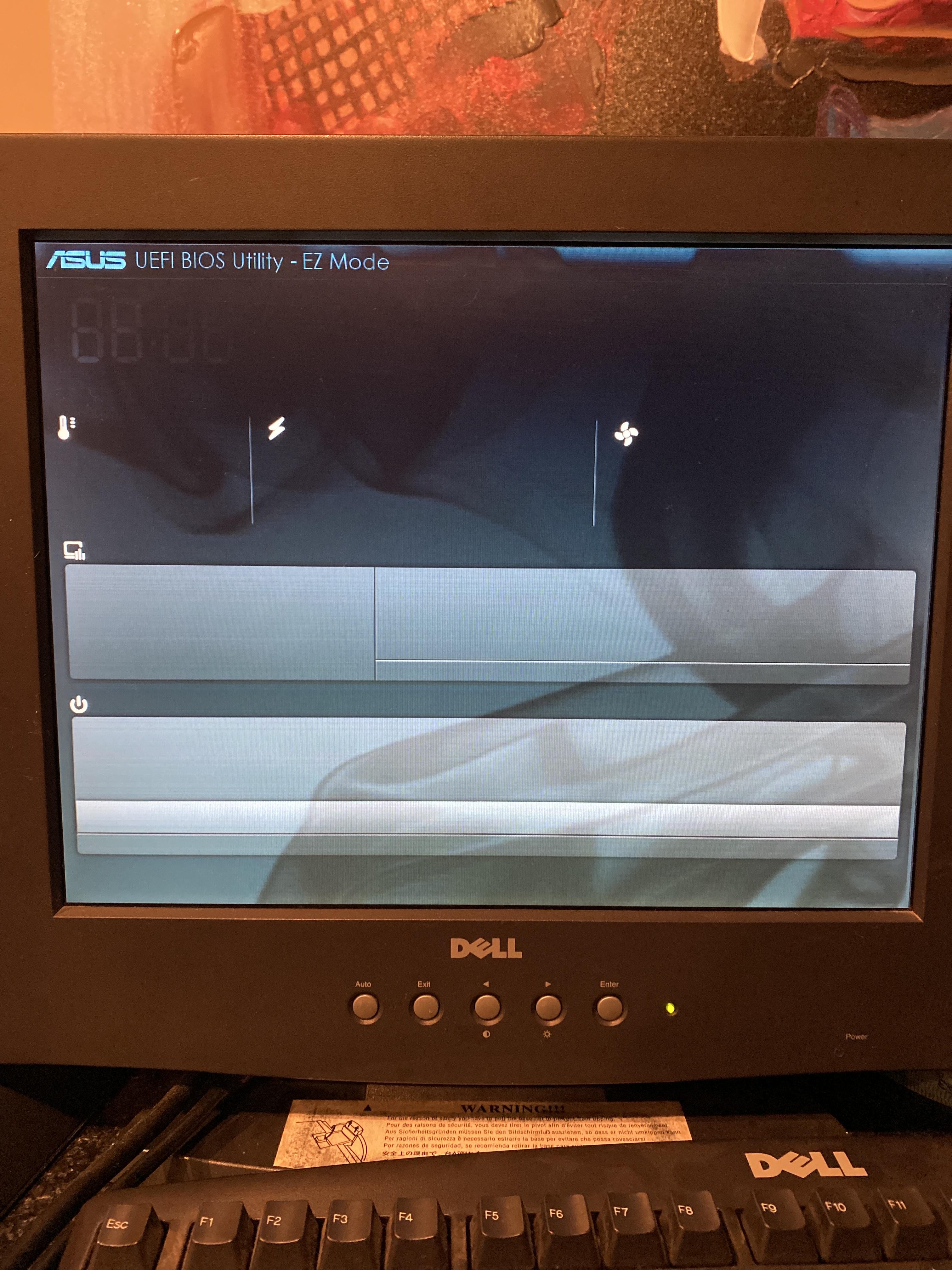 [Support] - ASUS UEFI BIOS UTILITY - EZ Mode - Error/No content