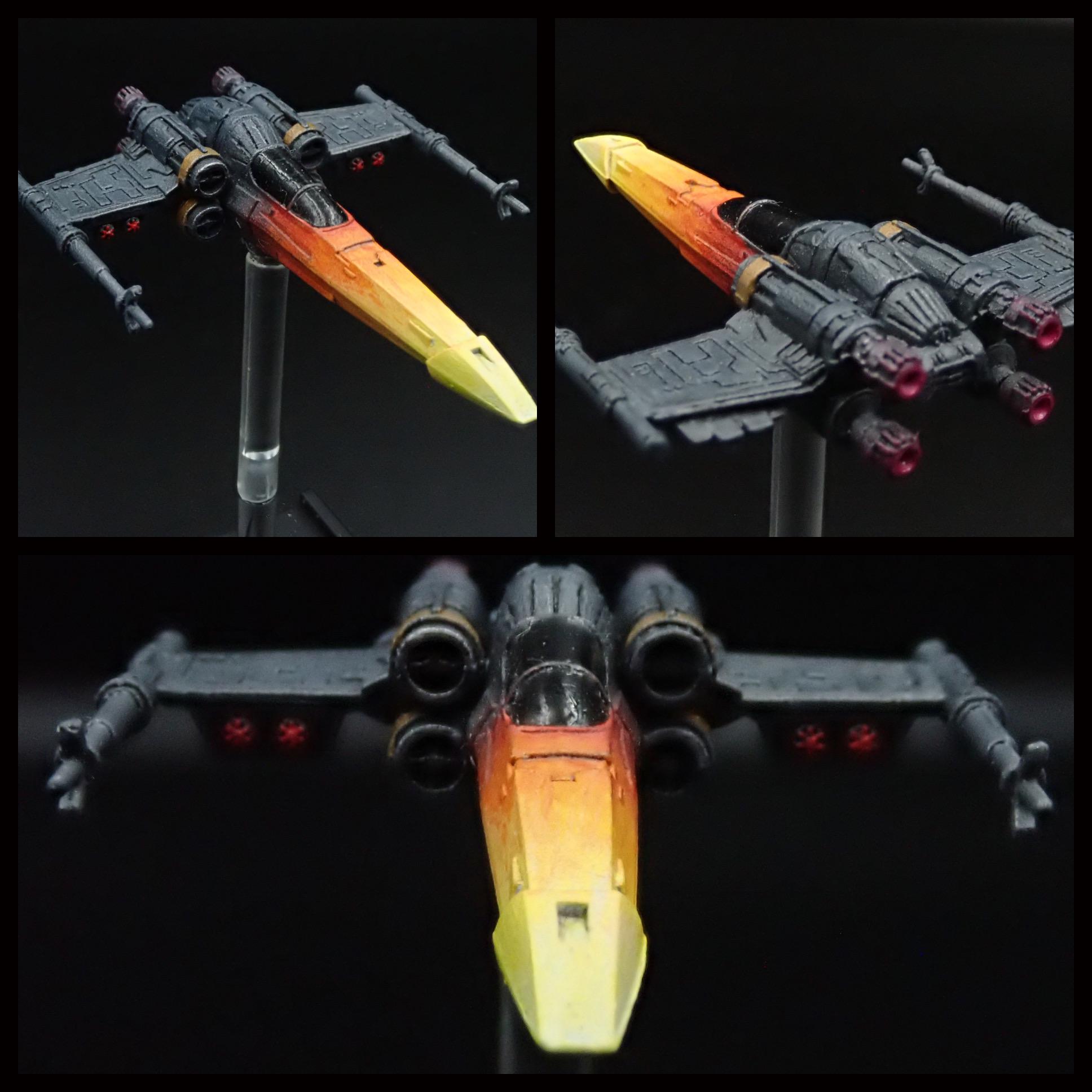 One of my XWing Miniatures Game repaints I once made to practice wet