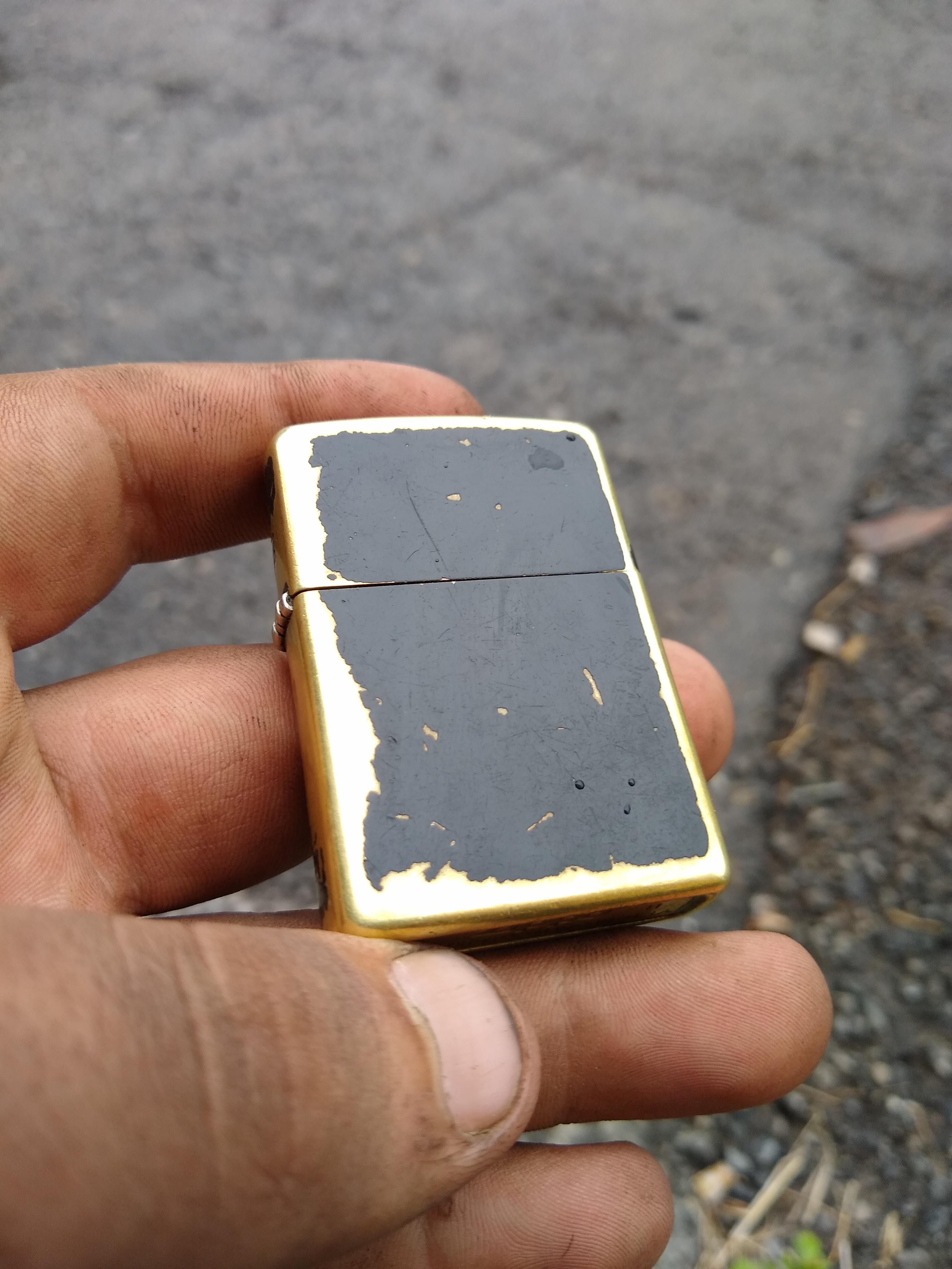 This was a matte black zippo I bought new 45 years ago, it's been my