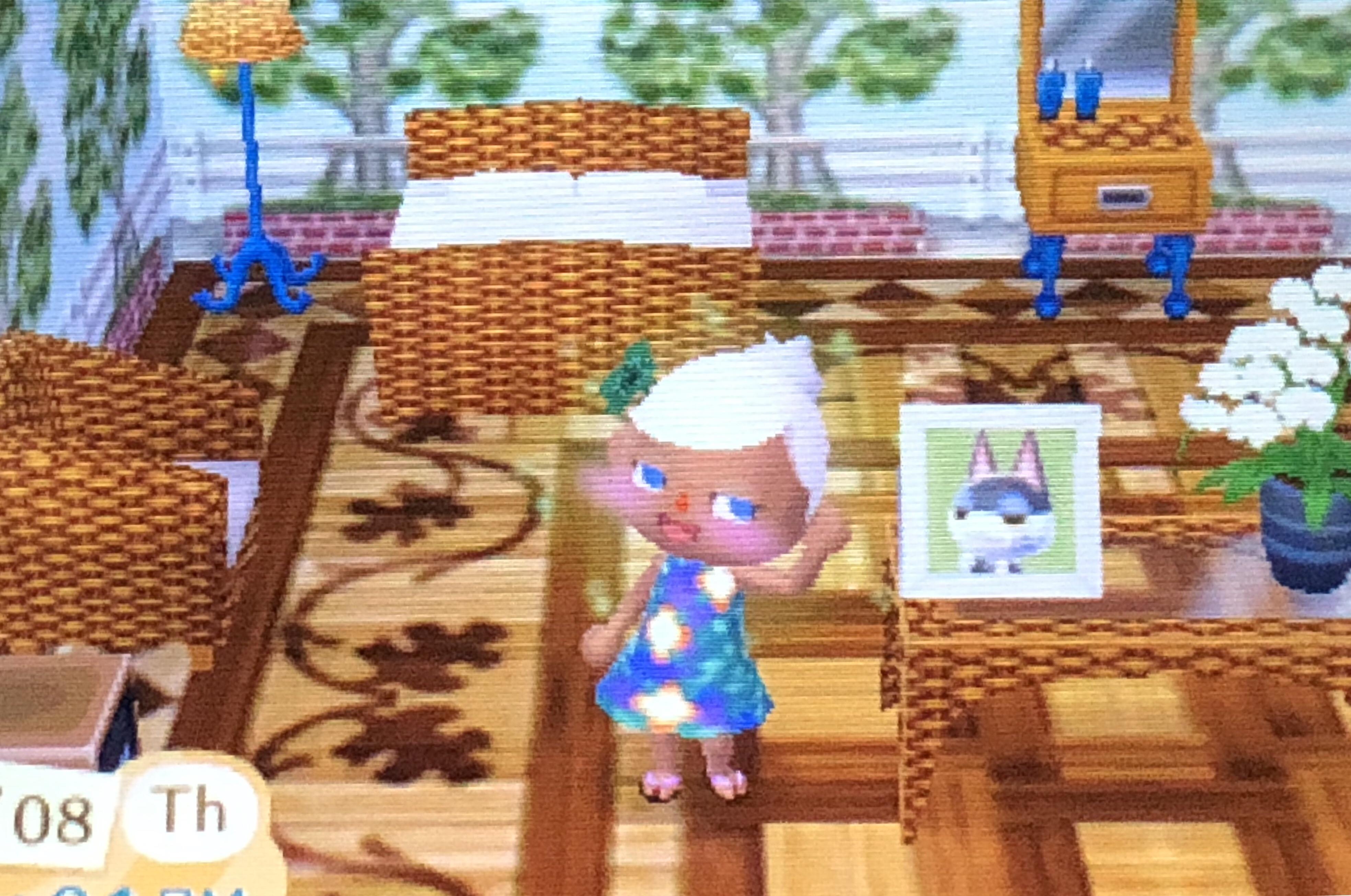 I got my first ever villager photo on ACNL today !! Thank you Punchy