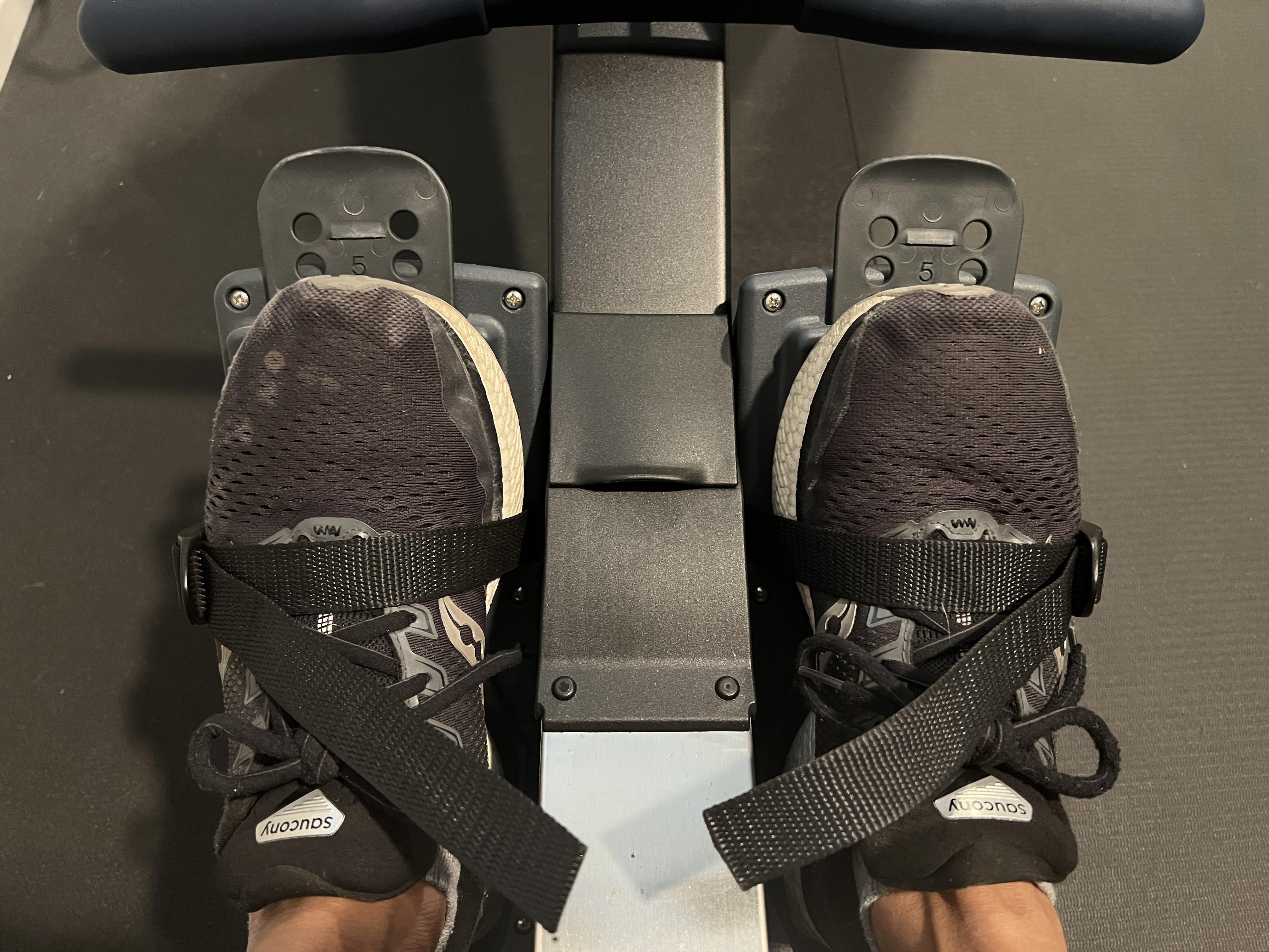 Foot placement I’ve always been told at the widest part of the foot