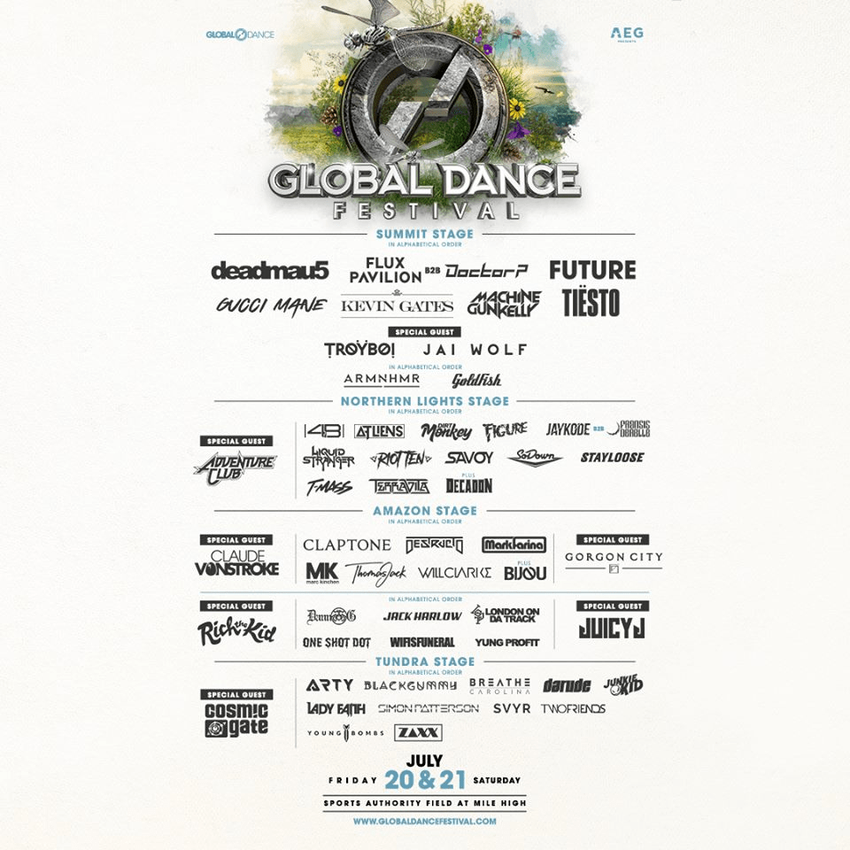 global dance festival 2023 lineup Global Dance Festival CO Lineup July 20 & 21 aves