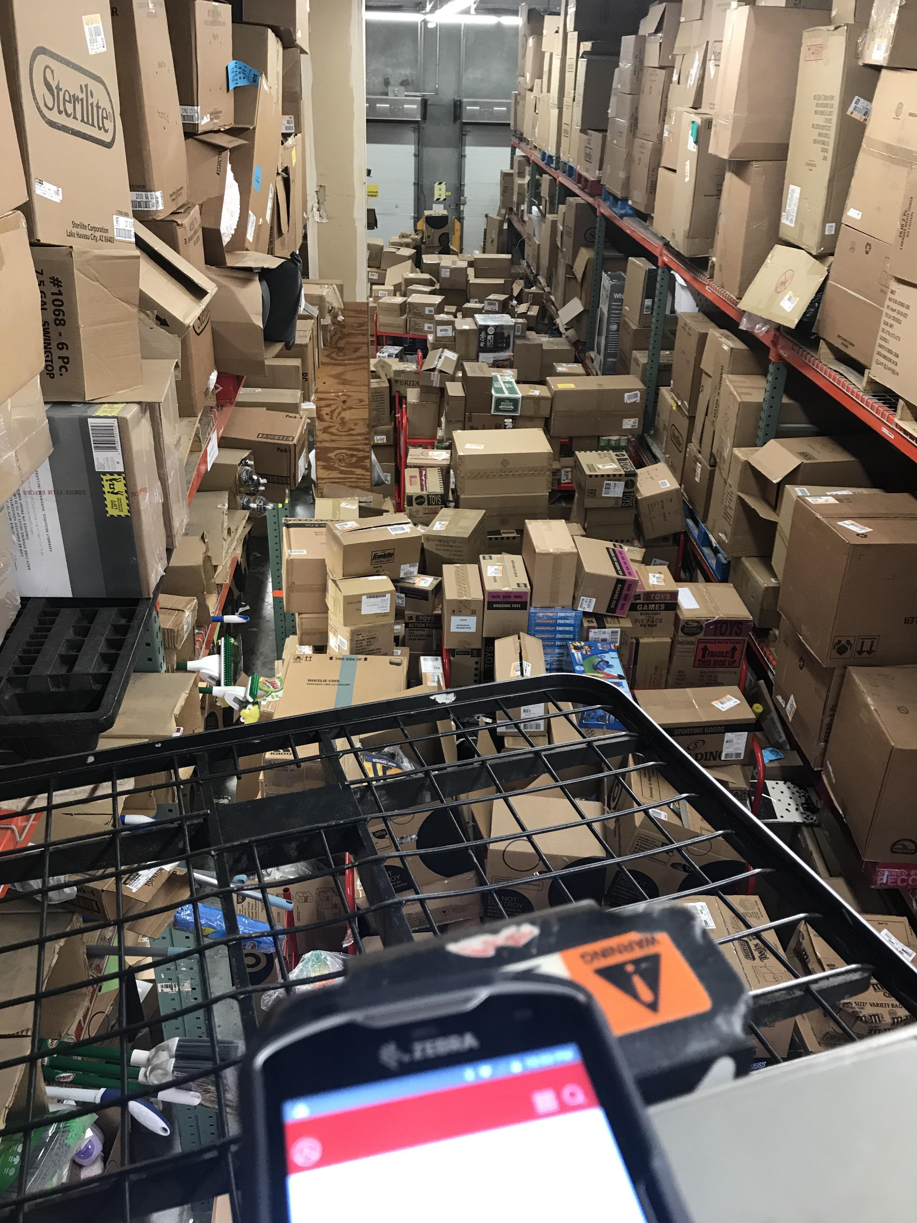 Receiving is looking like Walmart today ☠️😂 r/Target