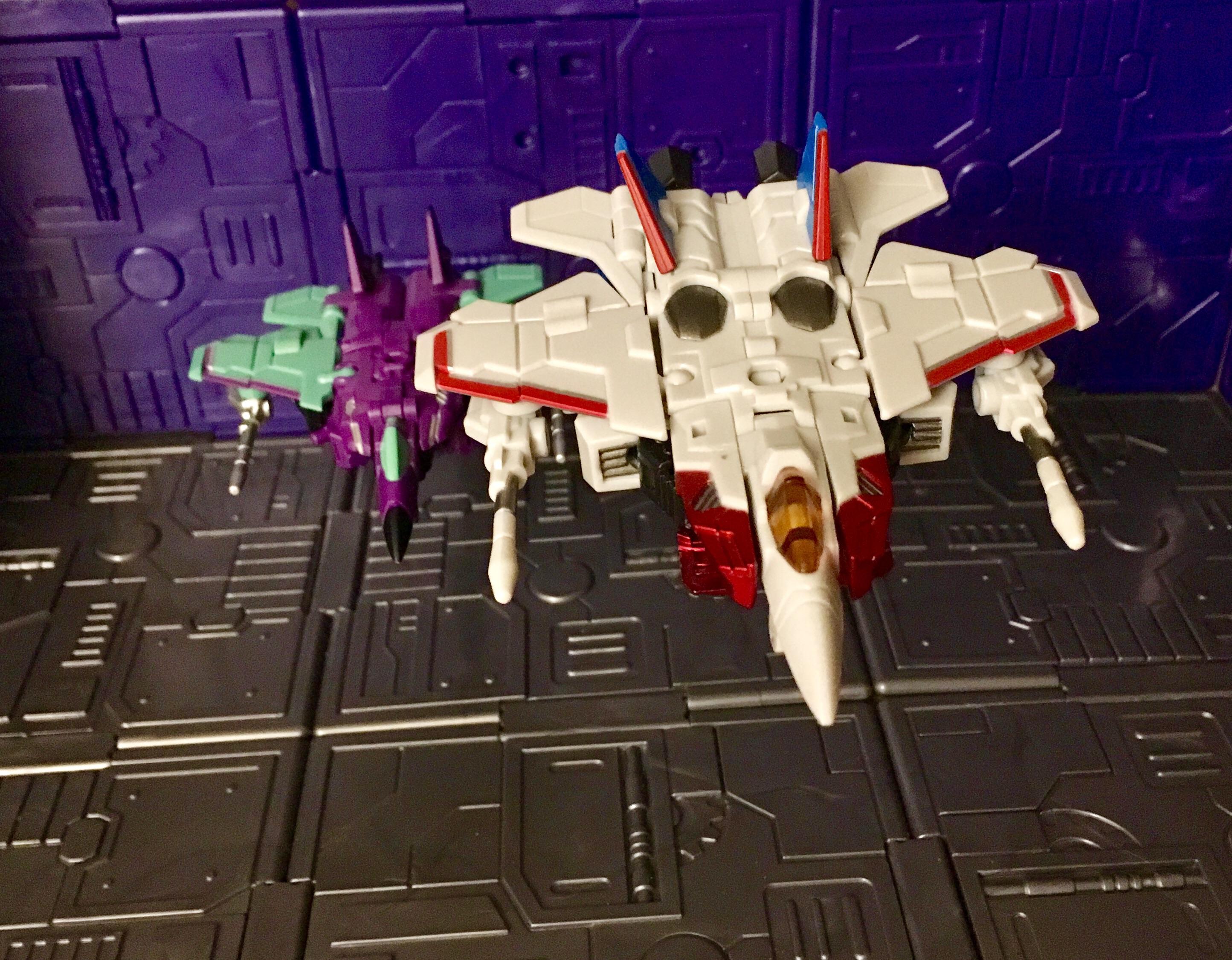 Starscream and Slipstream are out for an early morning flight outside