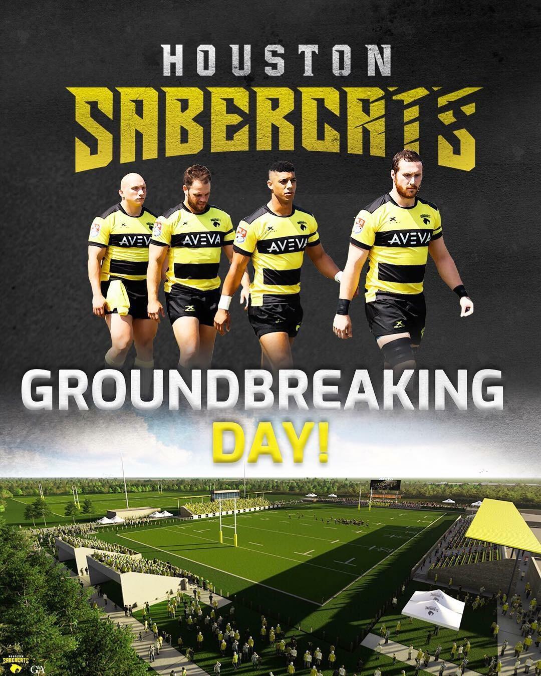 Houston SaberCats break ground on new 3500+ seat stadium (pic included