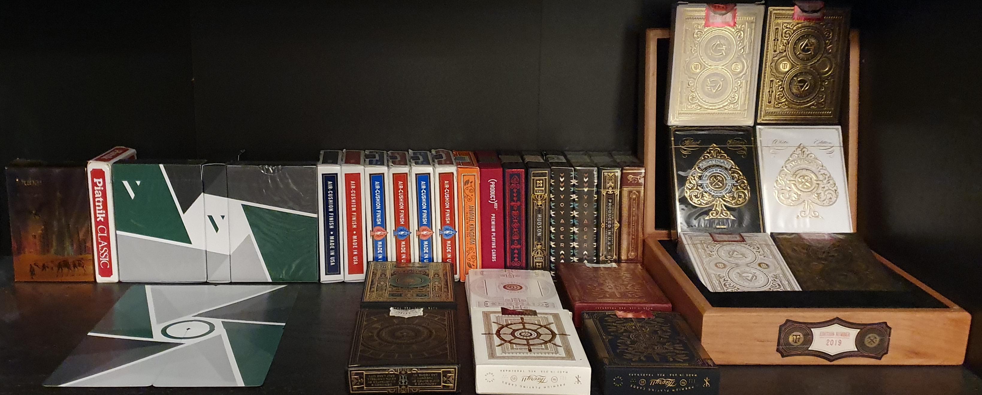 As of today, there are 28 decks in my collection. r/playingcards