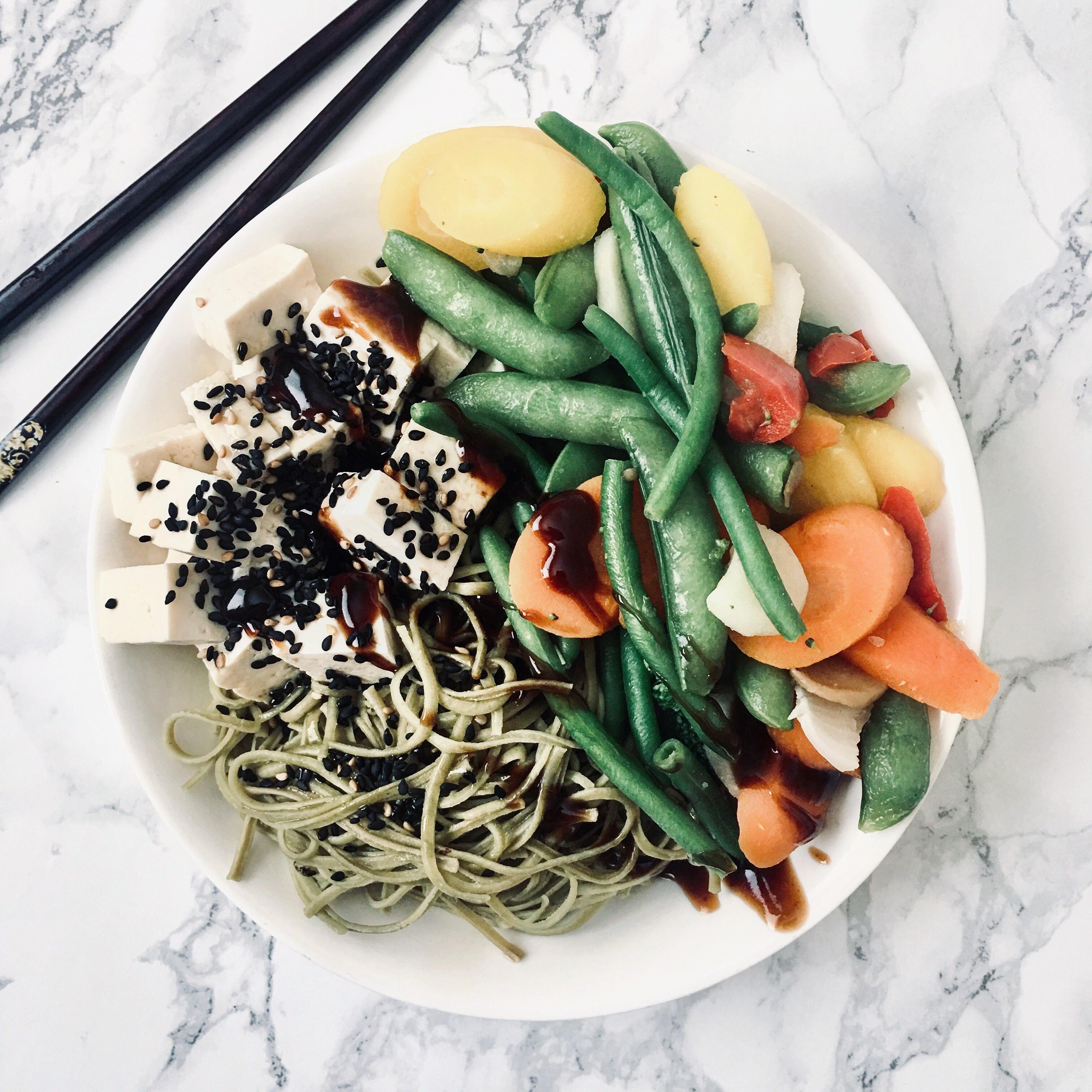 Overcame my fear of carbs (noodles) and now edamame noodles has