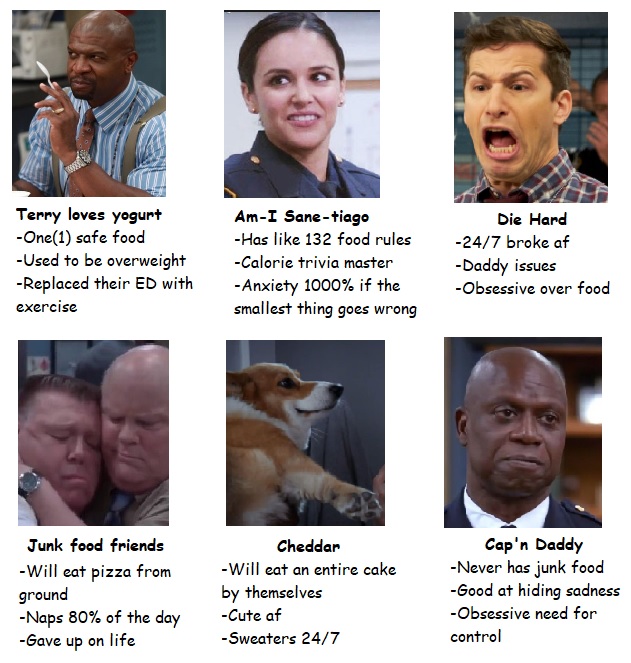 TAG YOURSELVES which B99 character is your ED r/EDanonymemes