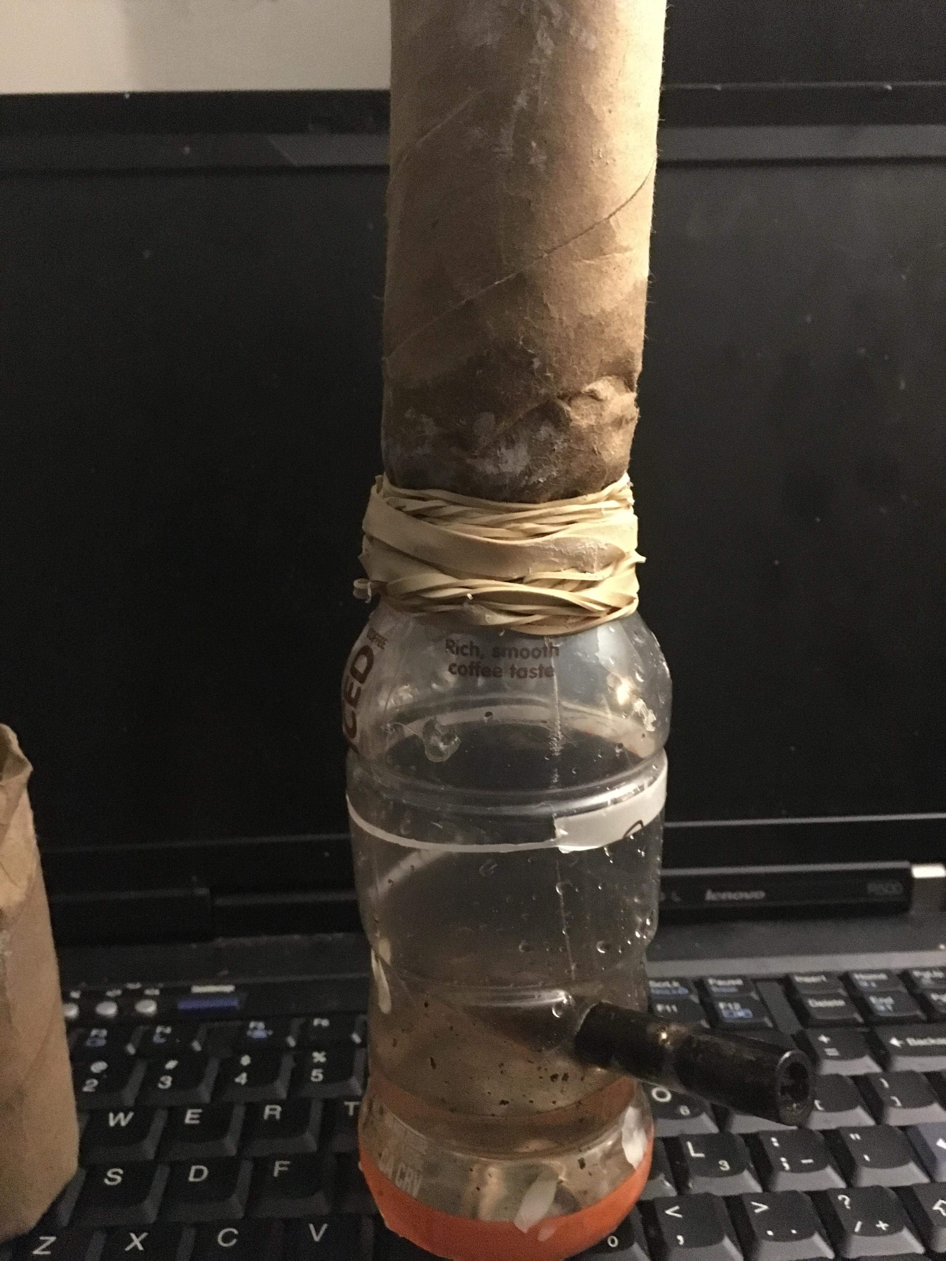 Starting to get cold out, and I like to smoke, made a smell proof "bong