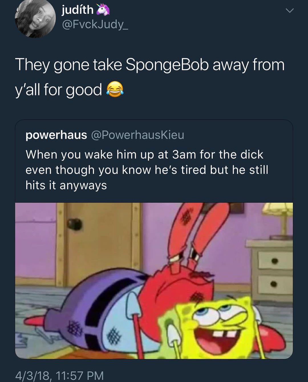 Just throw the whole tweet away r/BlackPeopleTwitter