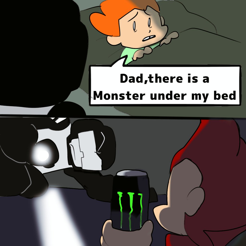 Monster under the bed (by _do_ng_ on twitter) r/FridayNightFunkin
