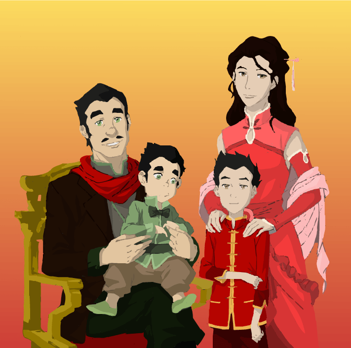 Bolin and Mako's parents recolor by Midnastransformation on Deviantart