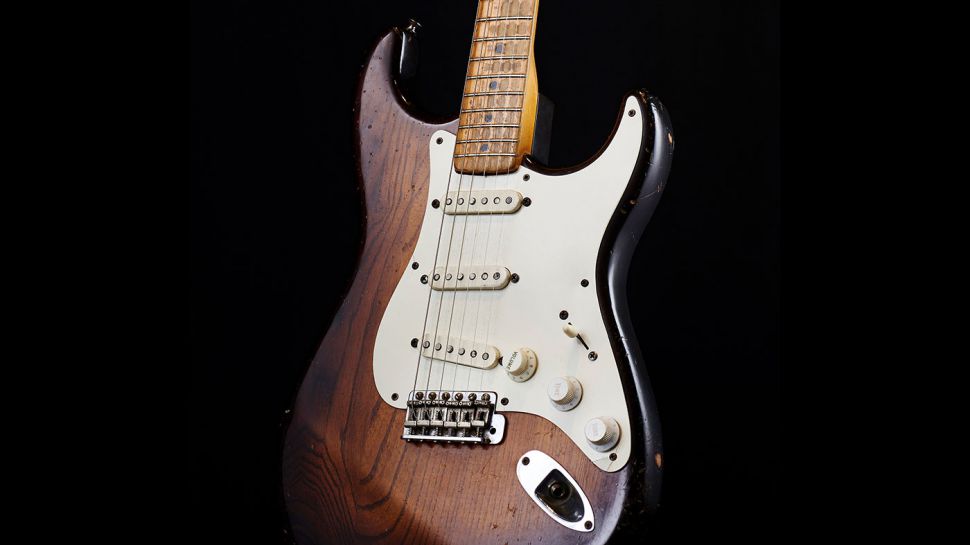 Stratocaster prototype from 1954, finished in furniture polish r/guitars