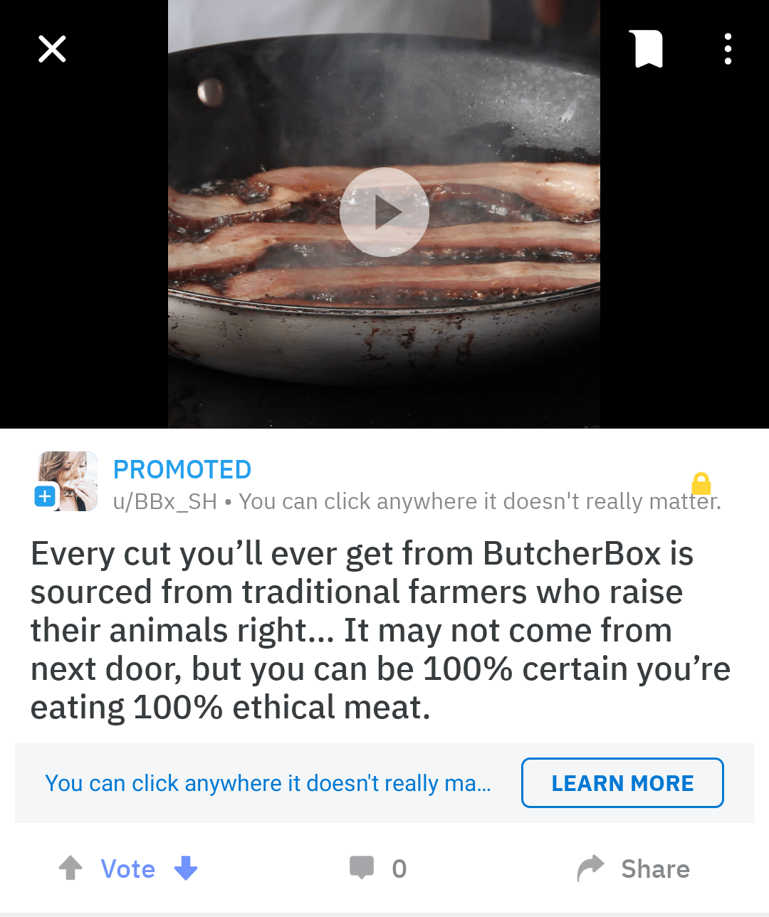 100 EtHiCaL mEaT r/vegancirclejerk