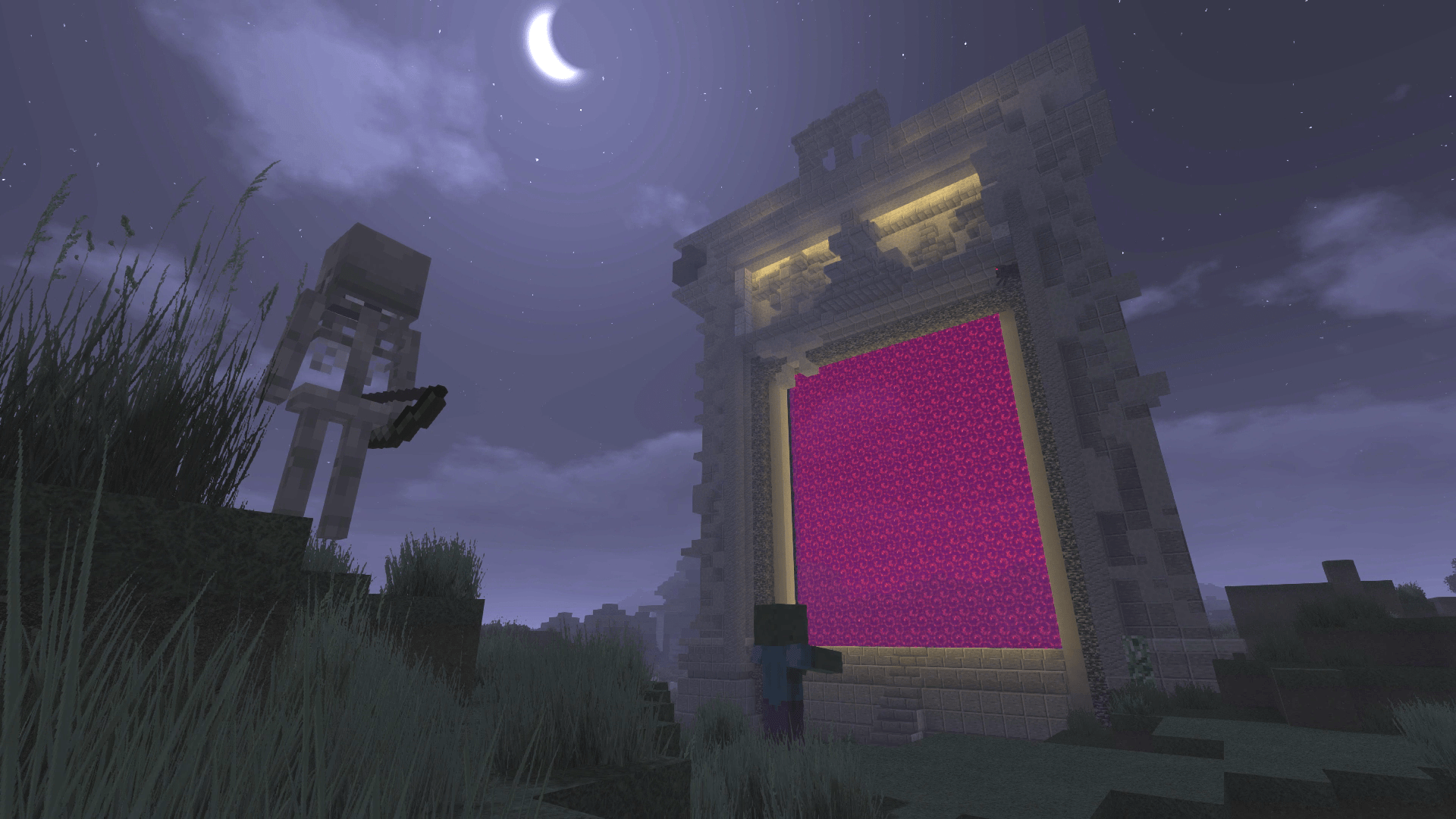 I made "The Gate of Hell" with Minecraft! r/Minecraft