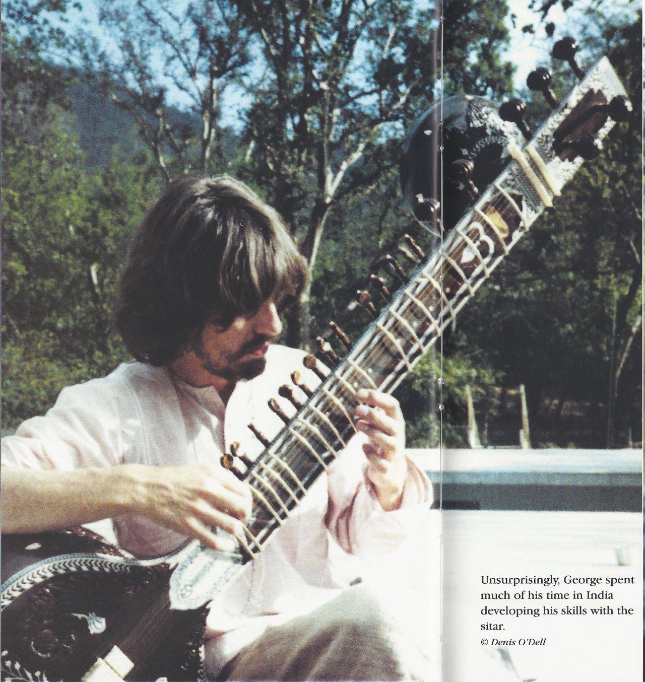 in India playing the Sitar... what are your favourite Beatles