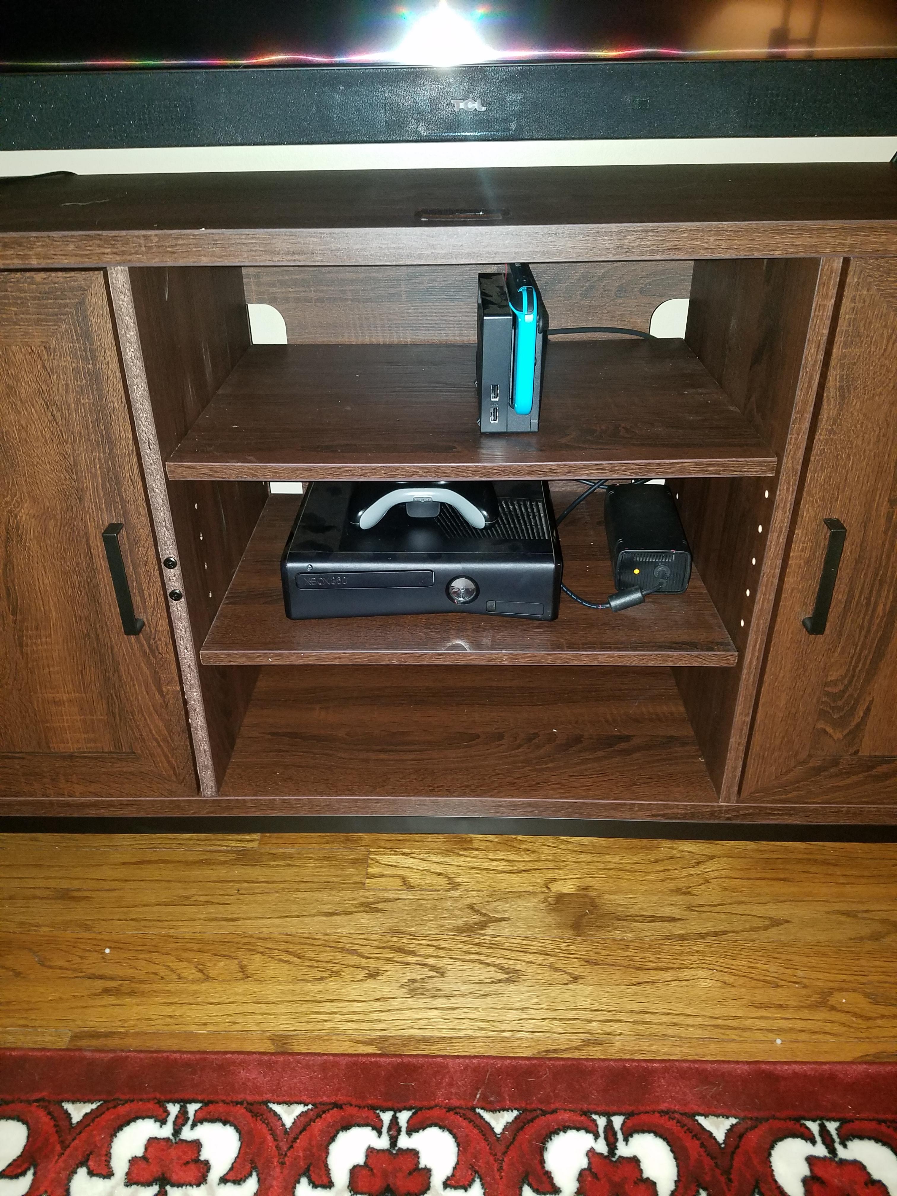 When you spend 2 hours assembling the TV stand and learn you put one