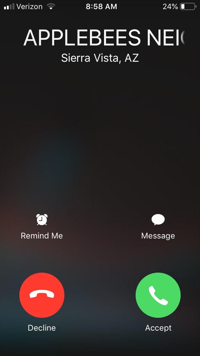 So, I hash tagged sweetiesquad and Sargon, and got this phone call not