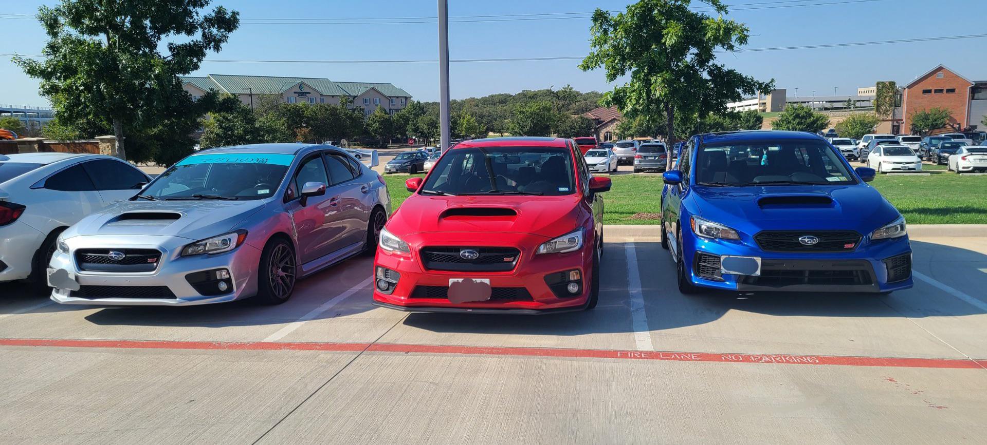 Found some like minded individuals at Southlake Cars and Coffee today WRX