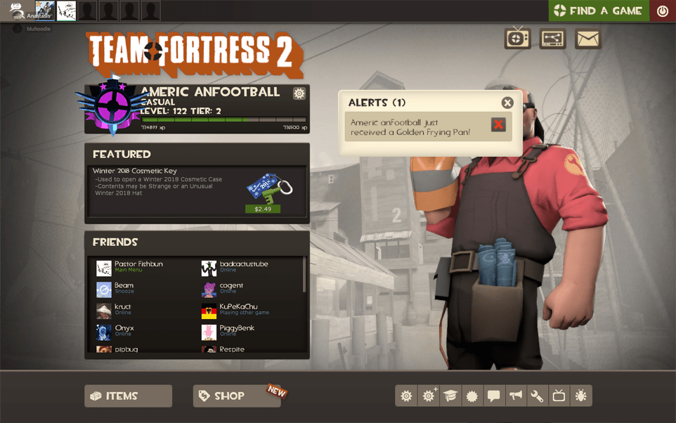 I JUST GOT A FUCKING GOLDEN FRYING PAN AAAAAAAAAAAAAAA r/tf2