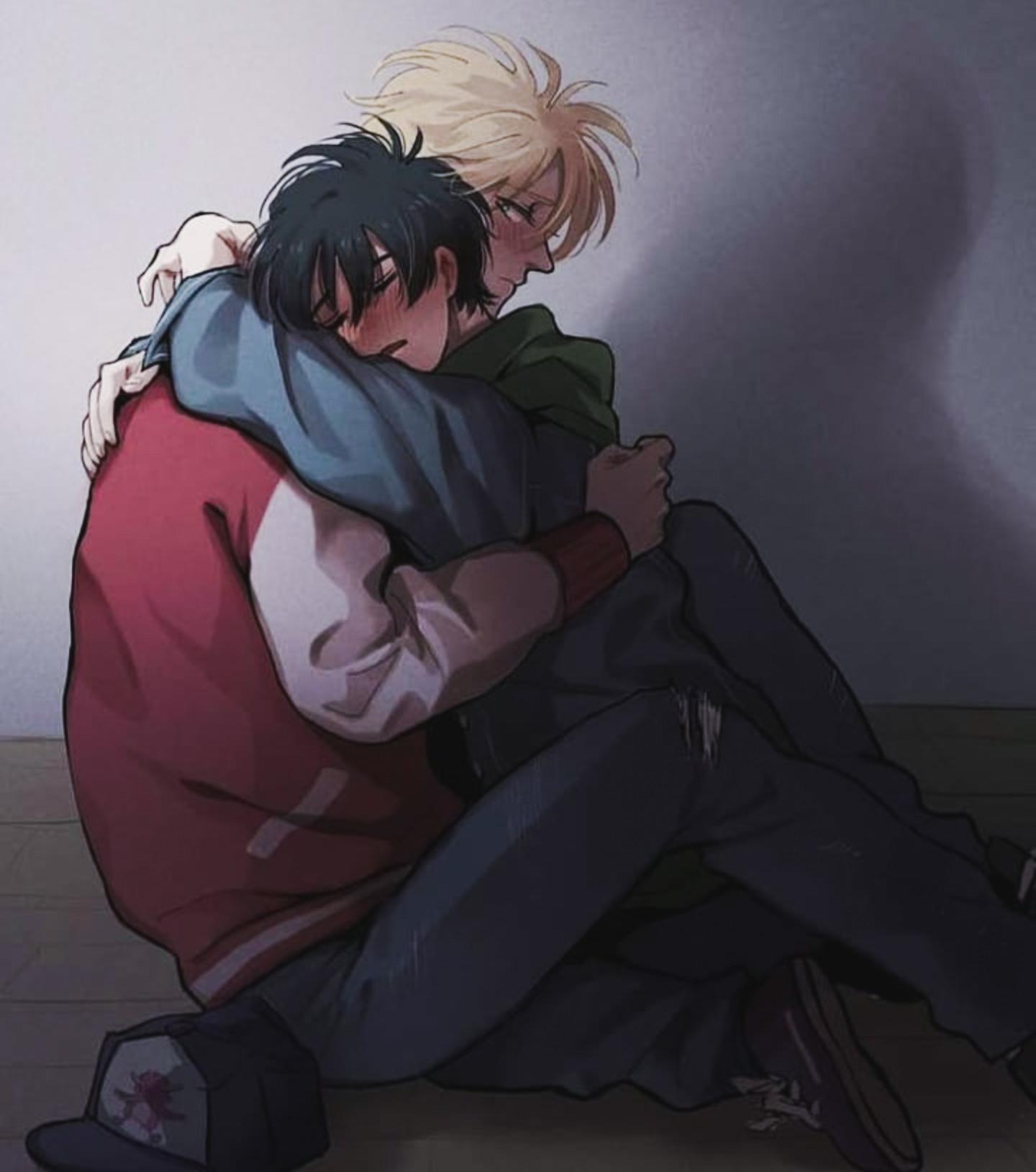 Ash x Eiji (again) [Banana Fish] 🥰 r/wholesomeyaoi