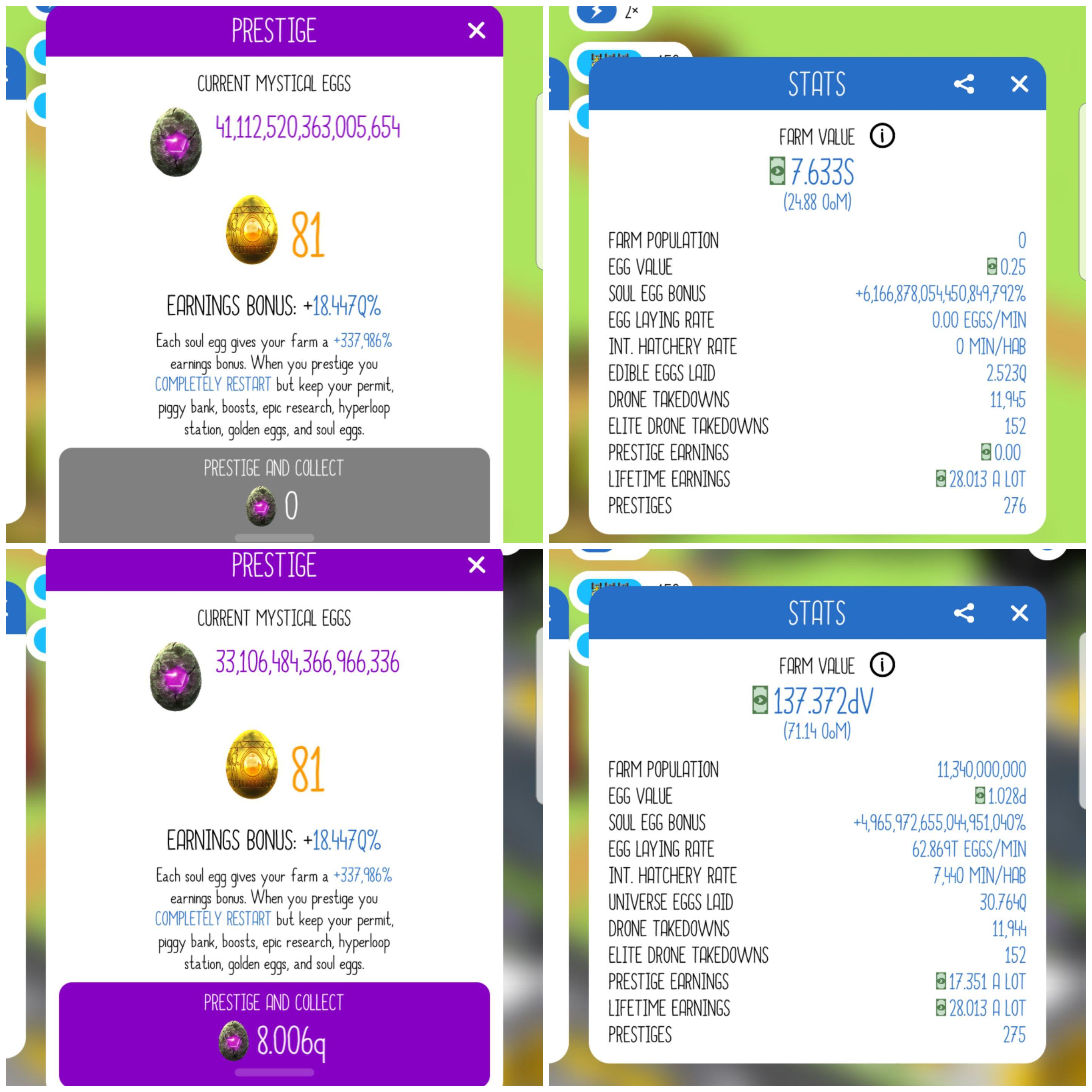 Earning Bonus and Soul Egg Bonus Question r/EggsInc