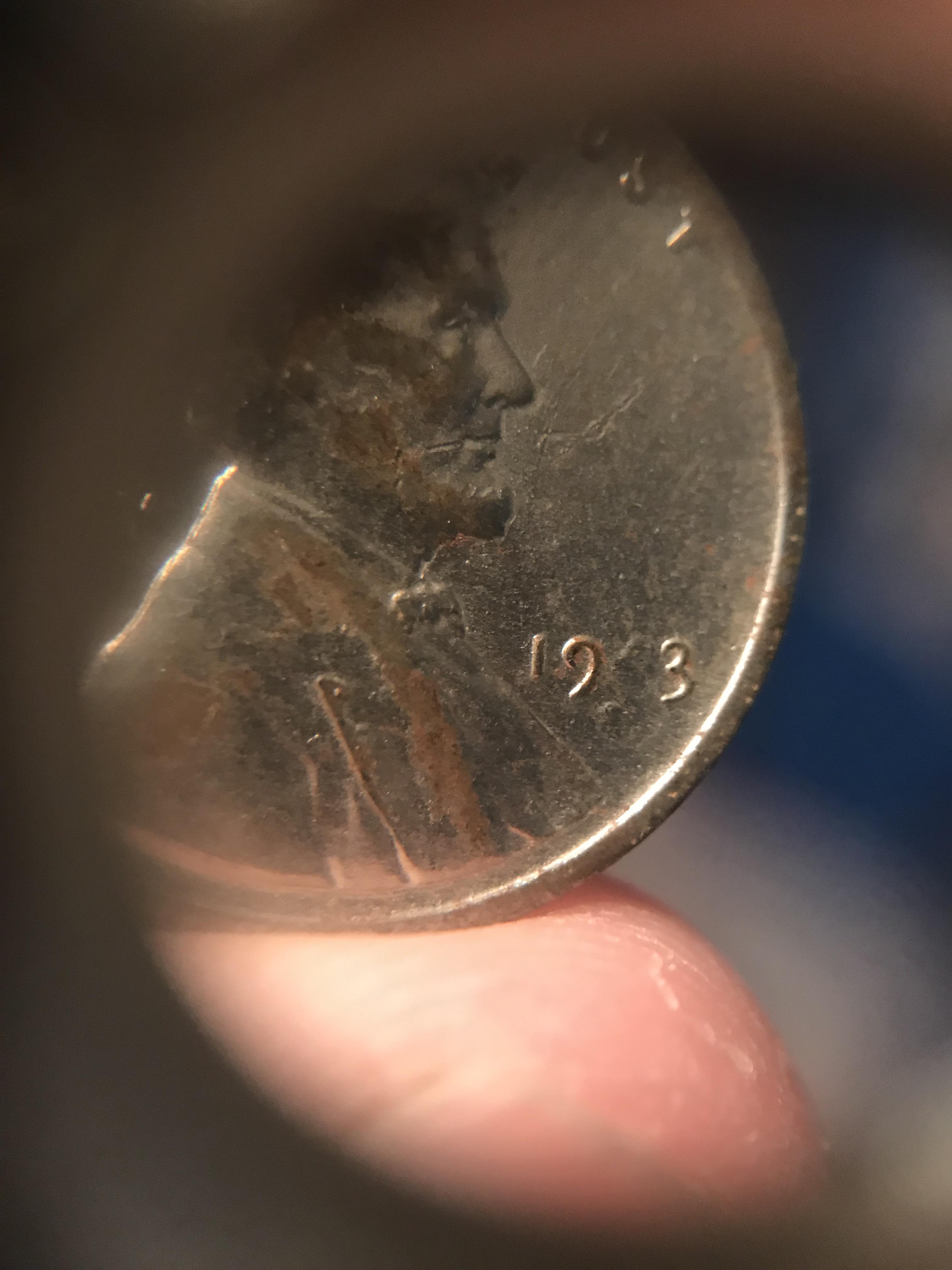 Is this a grease filled die error? 1943S 1¢ r/coins