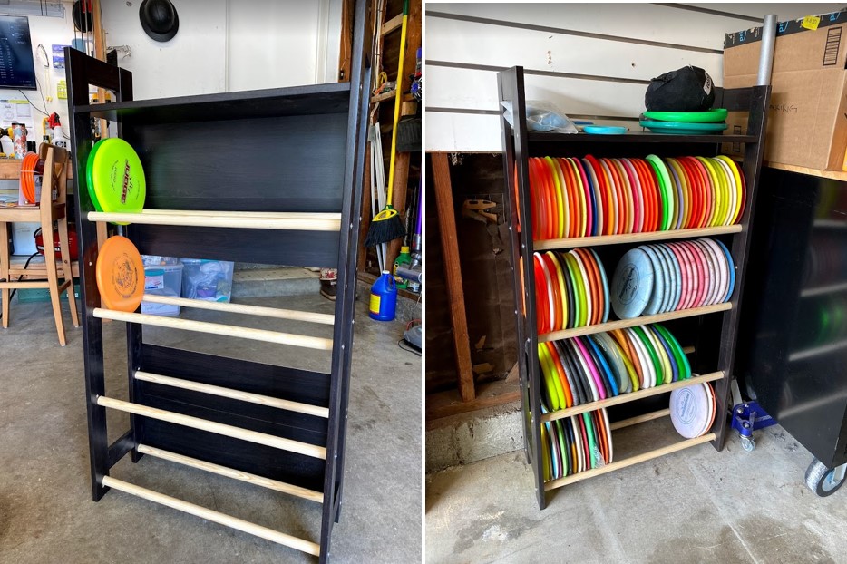 Ikea disc rack r/discgolf
