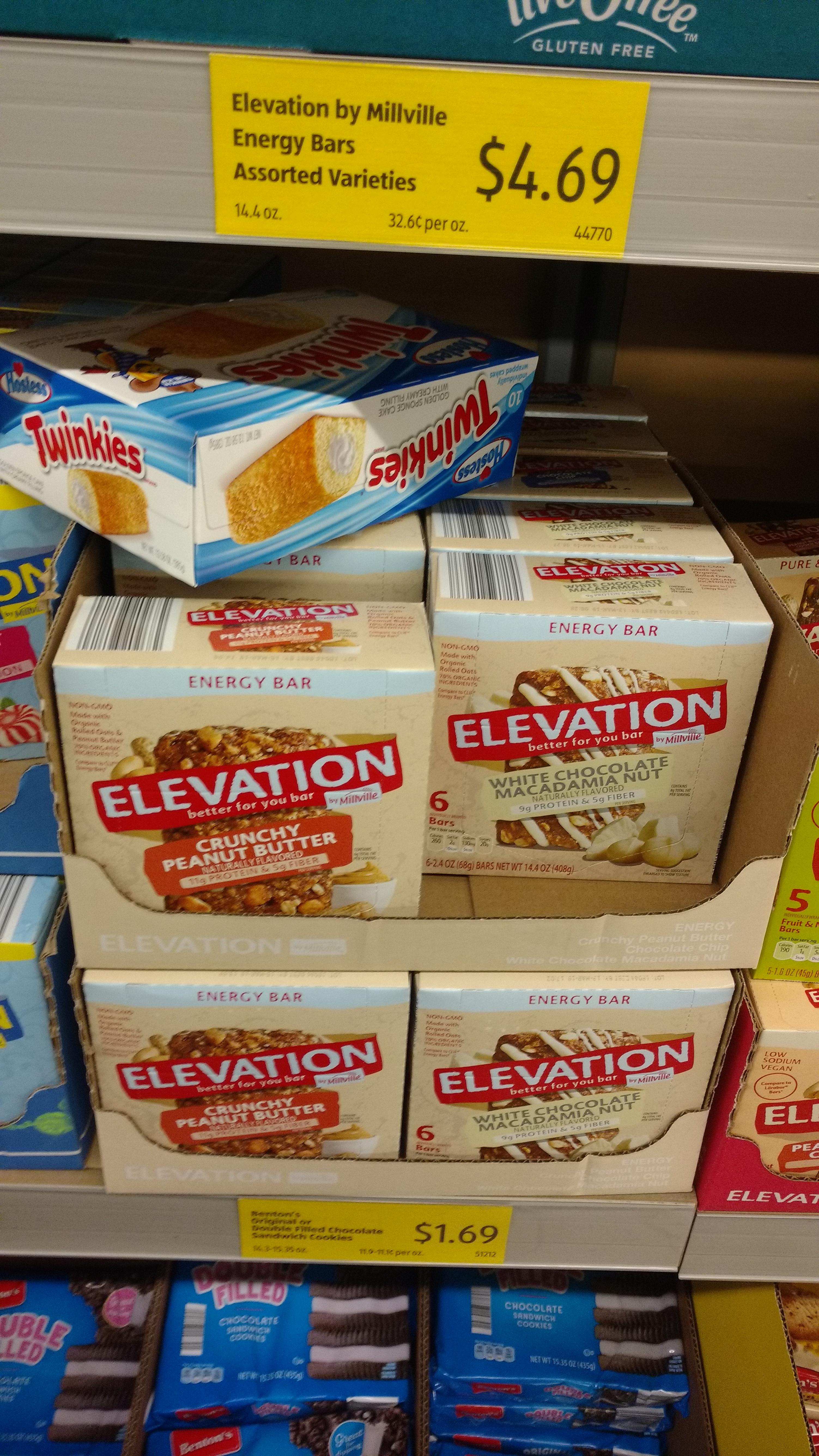 Anyone try the Elevation energy bars?? r/aldi