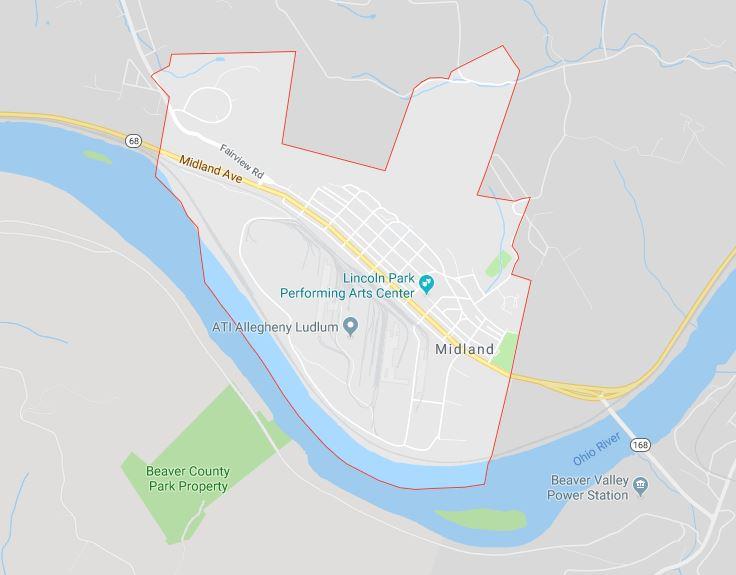 Fun fact, Midland is actually located in western Pennsylvania along the