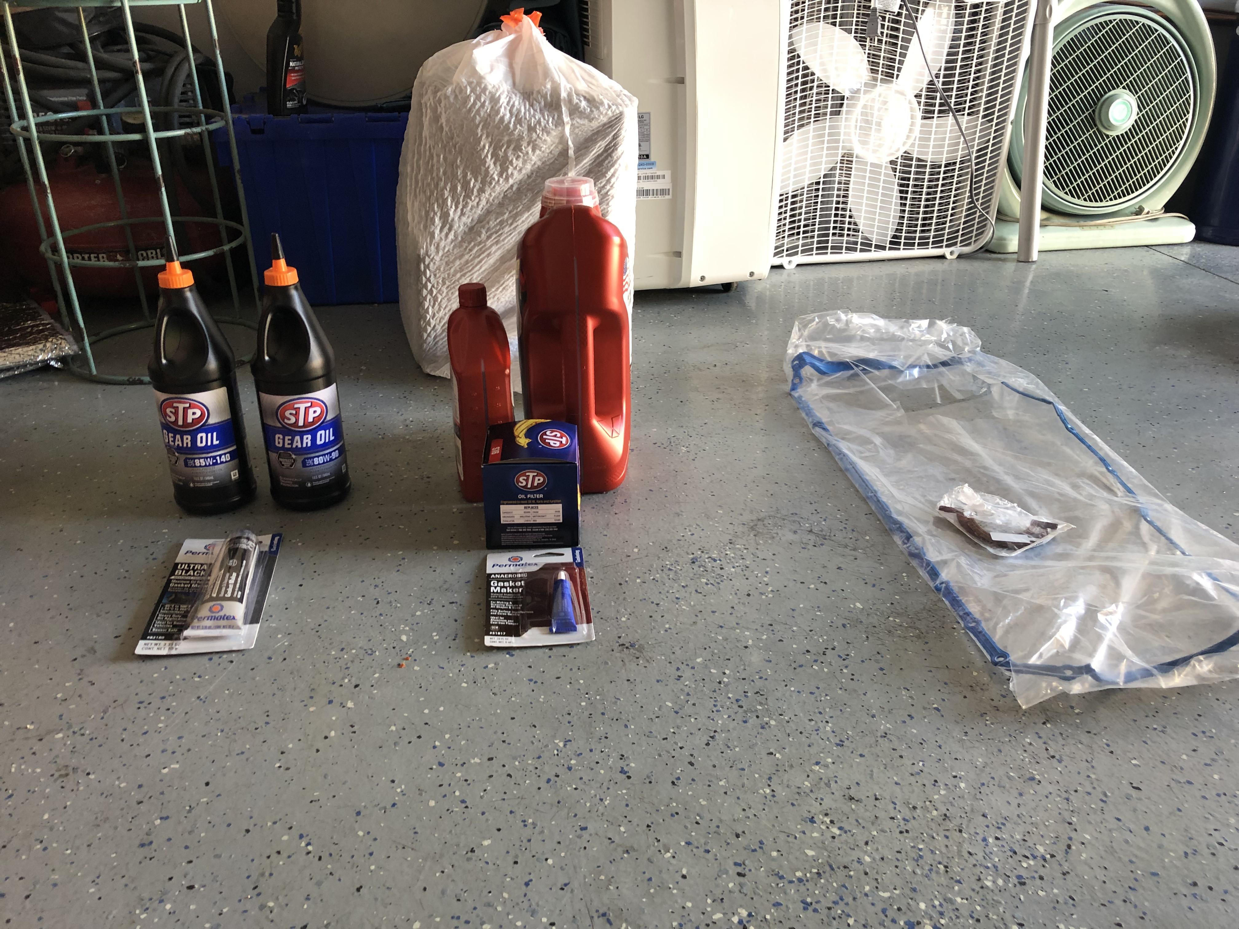 Rear Main seal oil Pan gasket diff reseal today. Stay tuned for