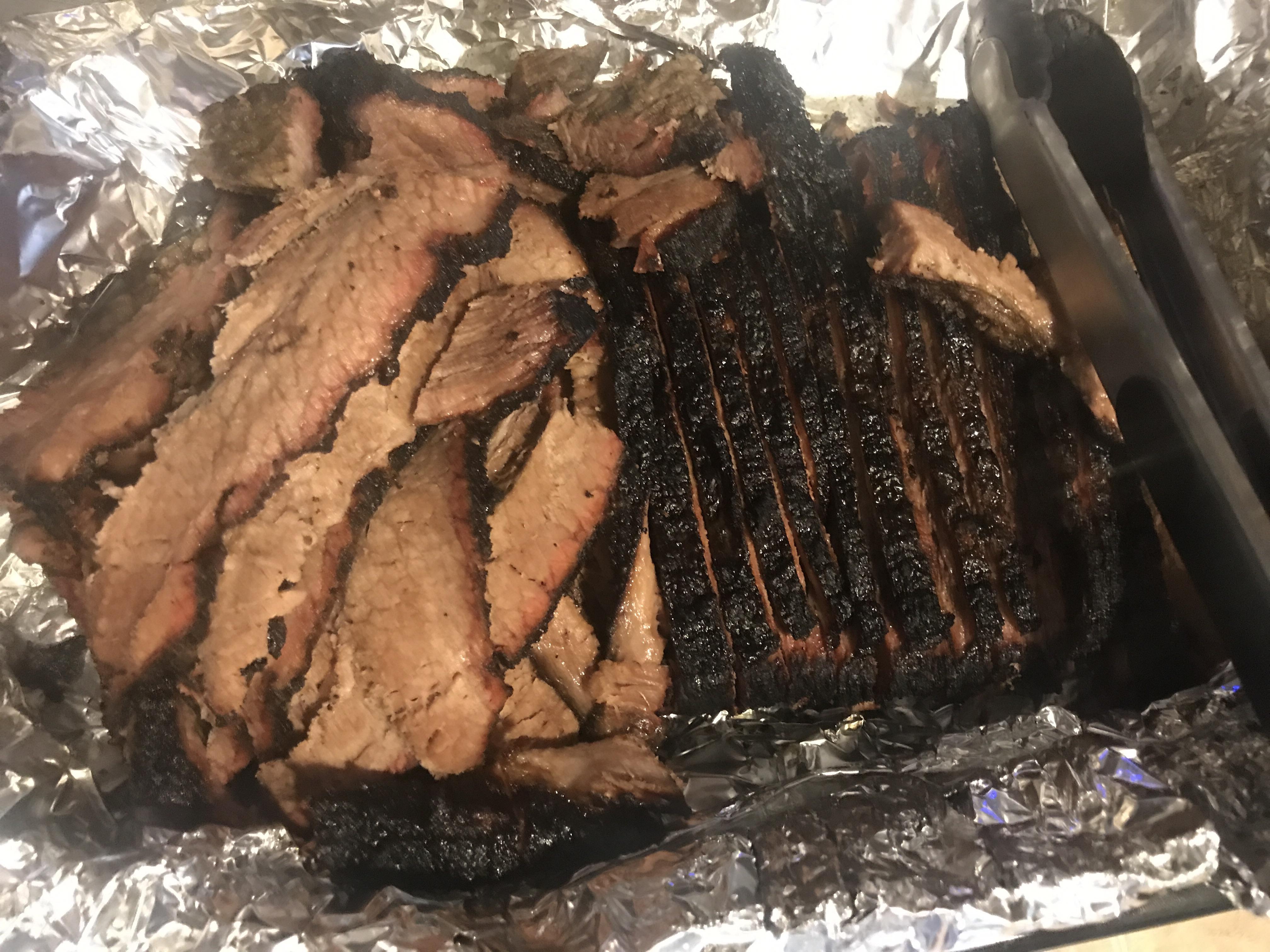 First time Texas BBQ Brisket on a er Kettle. Turned out pretty good. r/grilling