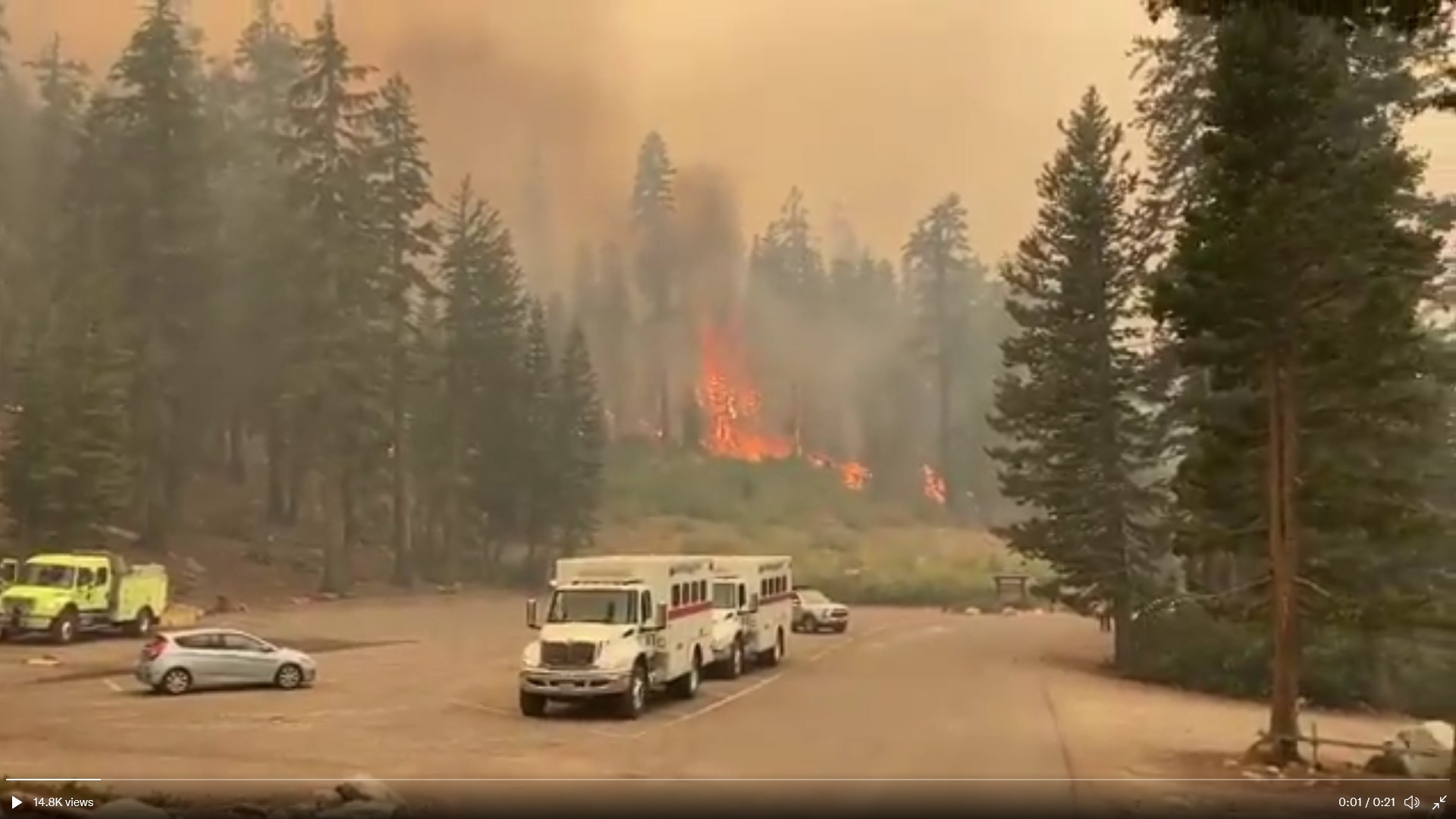 Fire in Echo Lake (Tahoe Basin). Also at Aloha Lake. 1600, 8/30. r/tahoe