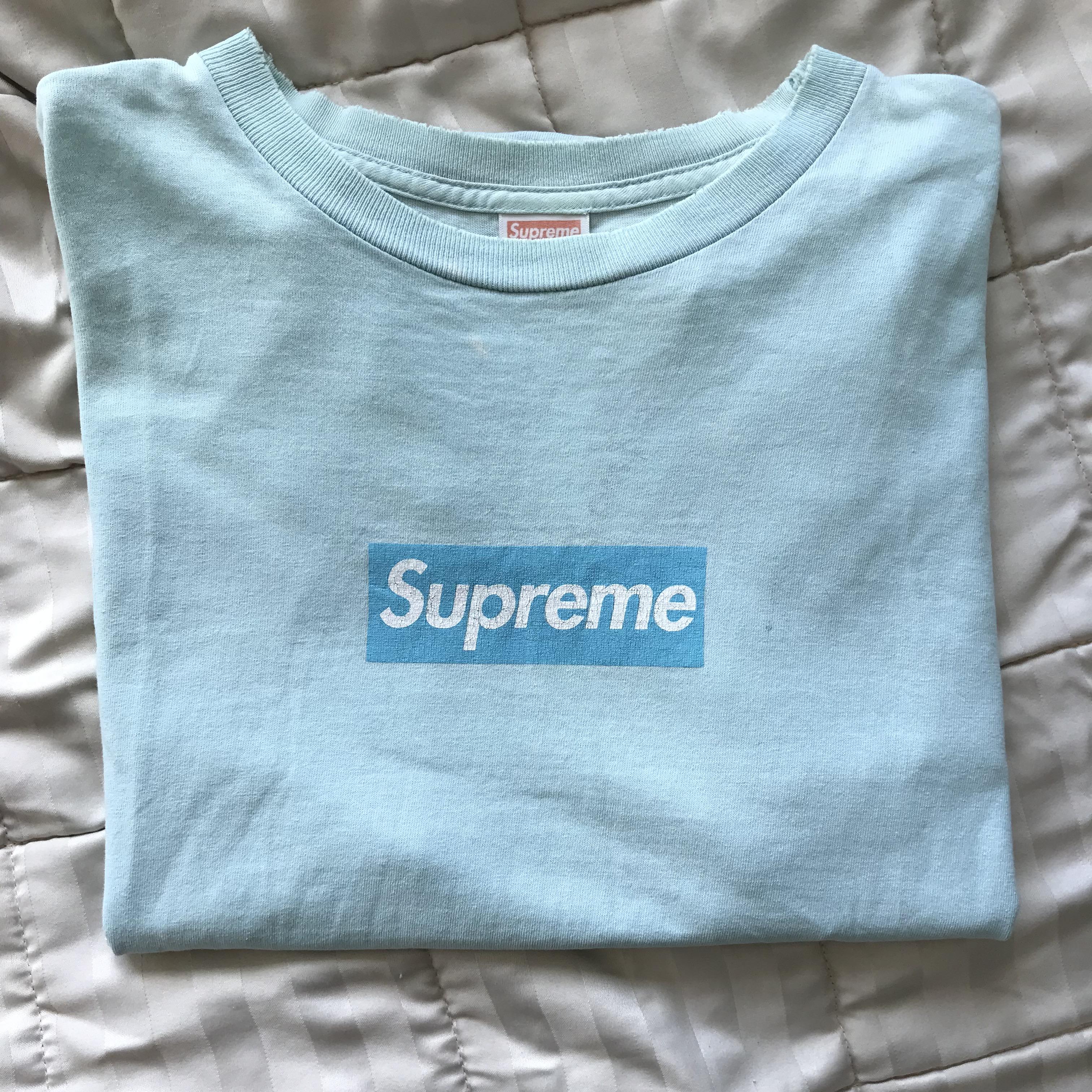 [LPU] Light blue box logo tee r/supremeclothing