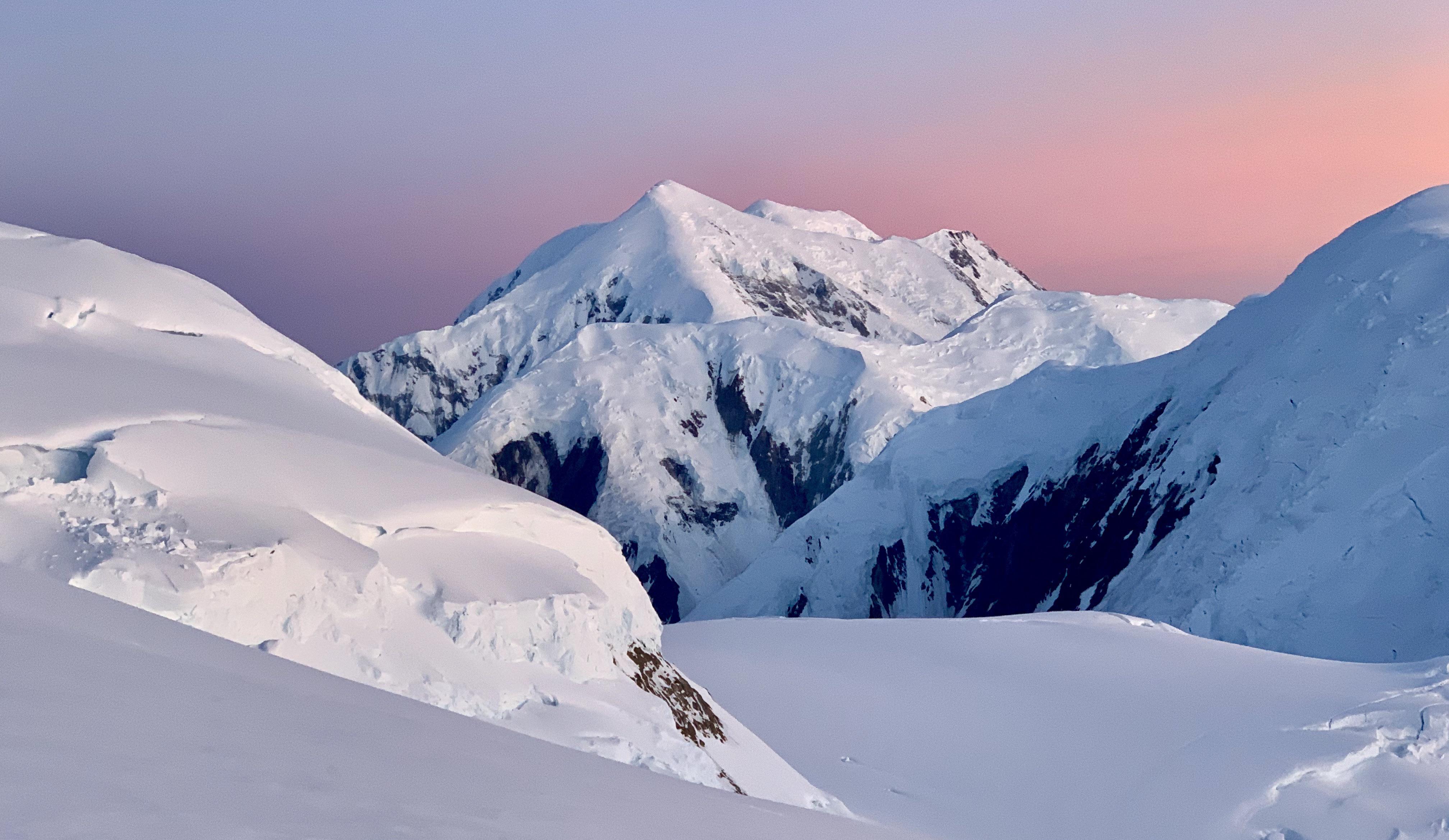 Mount Foraker at night as seen from Denali’s West Butress r/Outdoors