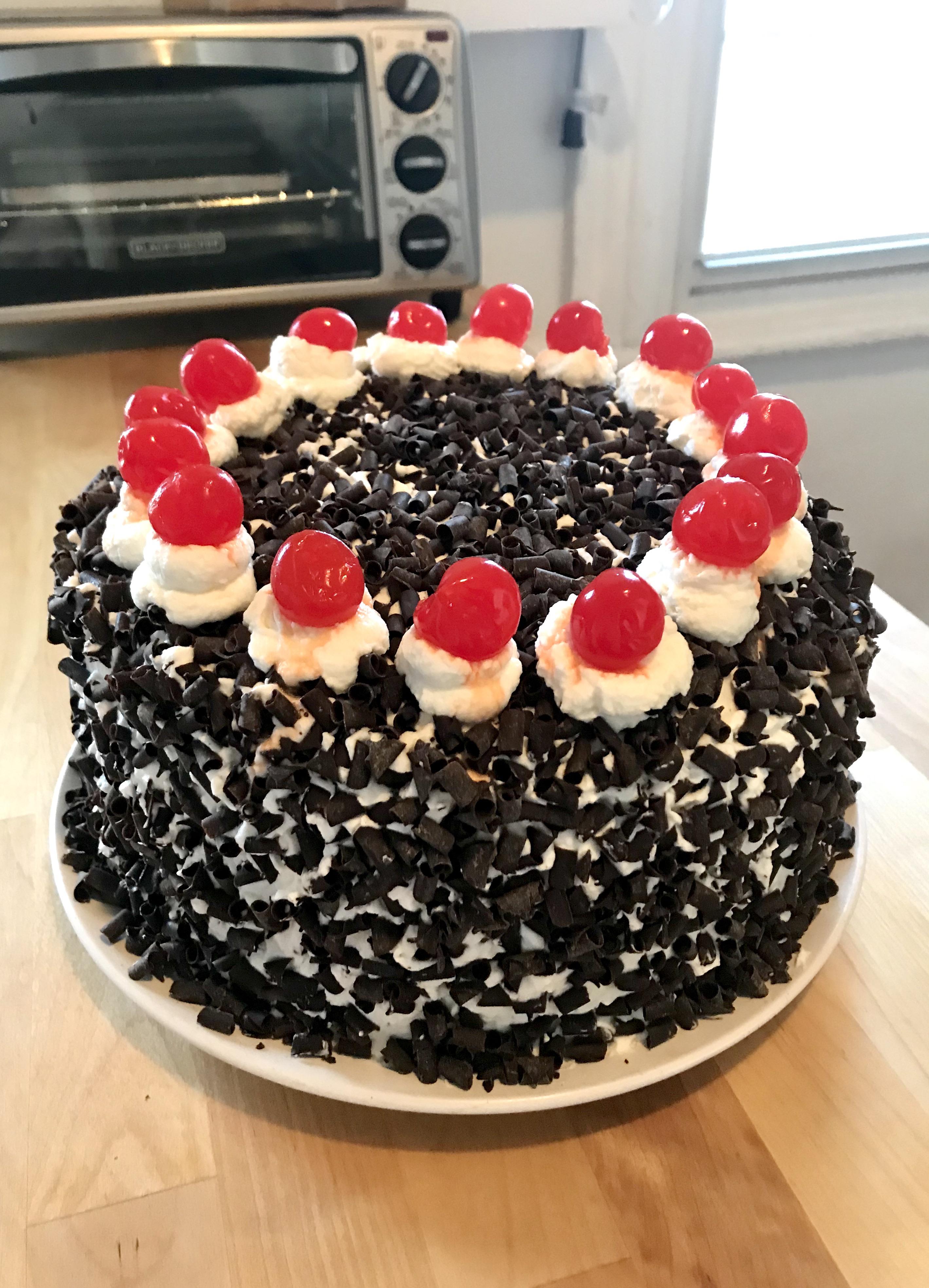 [Homemade] Black Forest Cake r/food