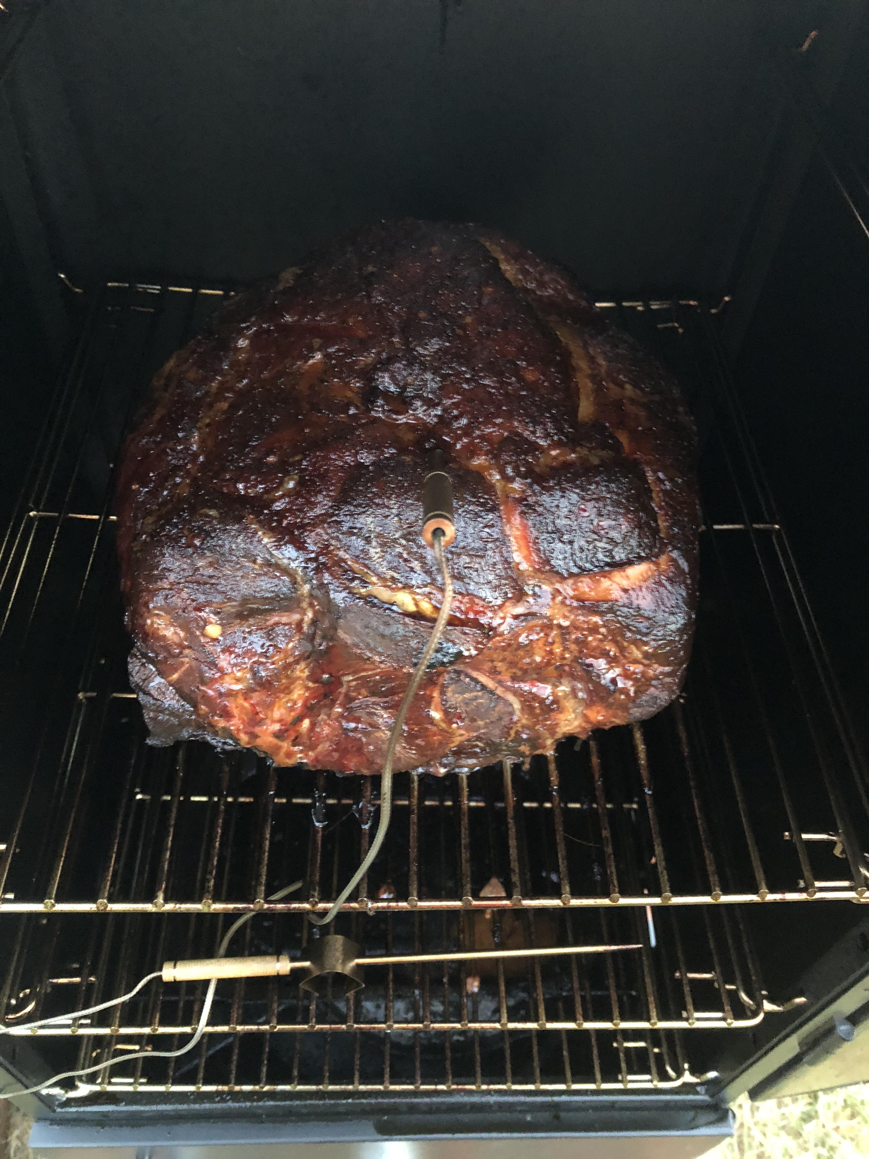 Follow up to my first smoke ever. Pork shoulder in my Masterbuilt dual