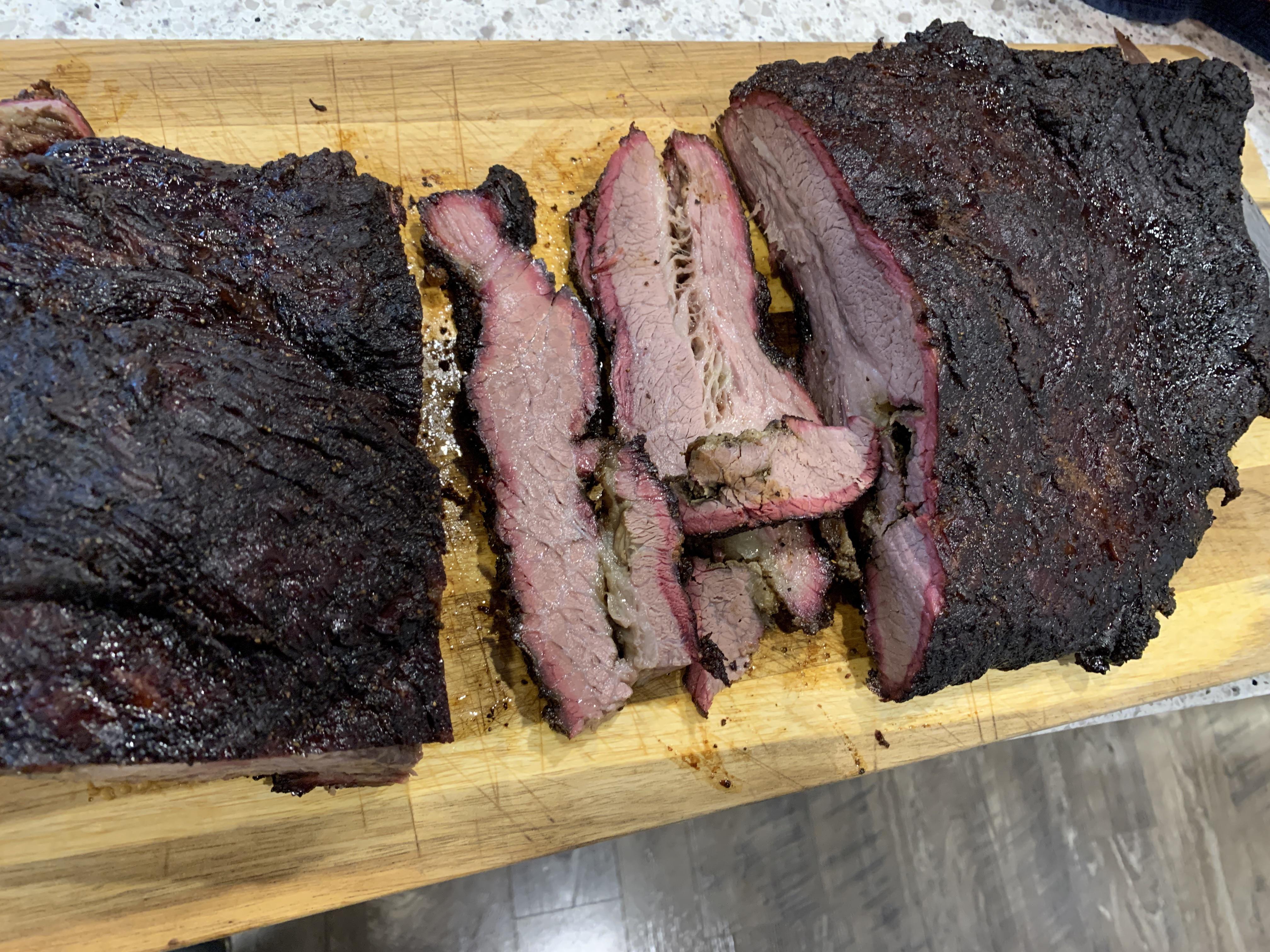 First unwrapped brisket. I don’t think I’ll go back r/Traeger